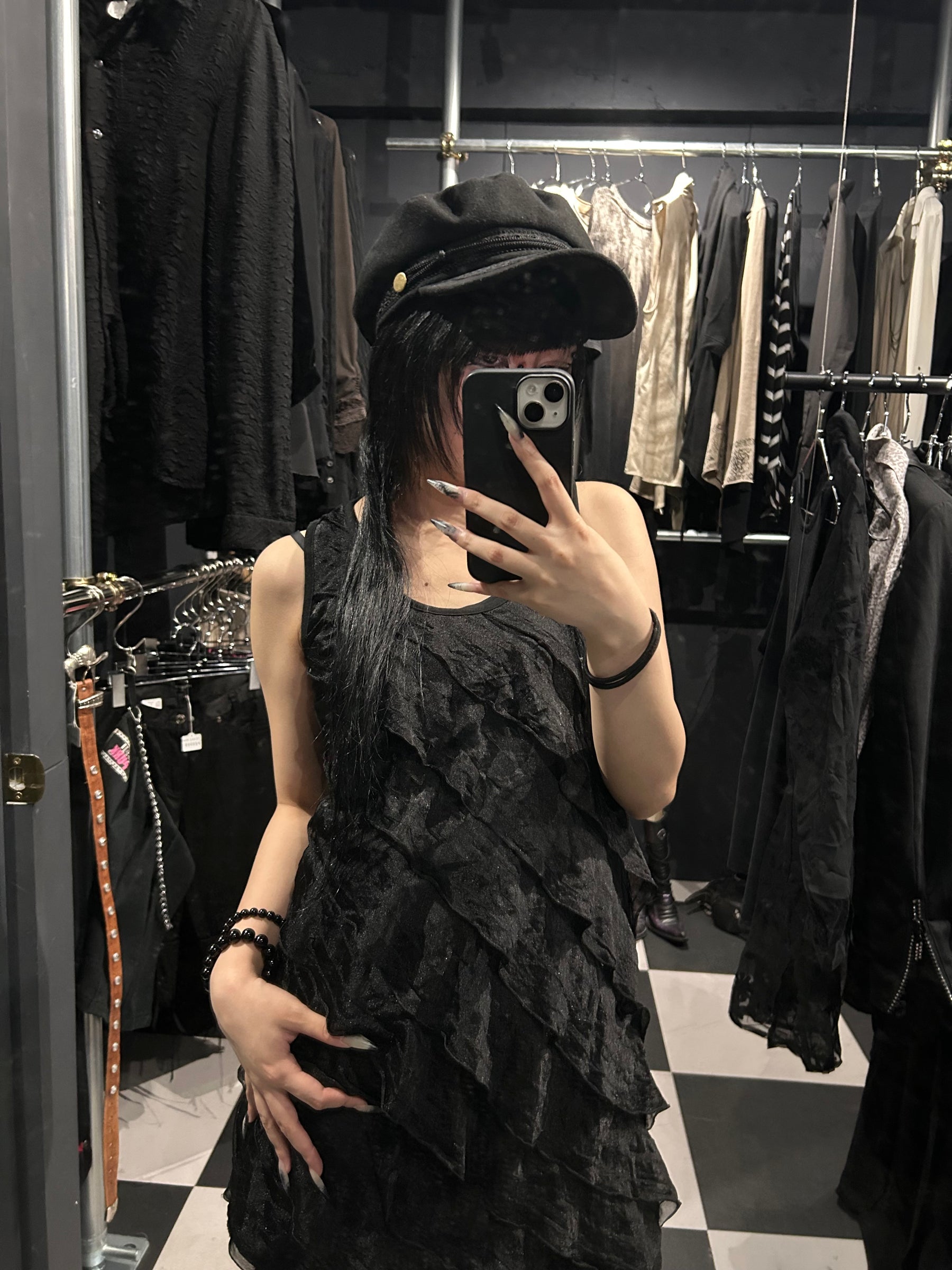 Gothic Layered Lace Dress