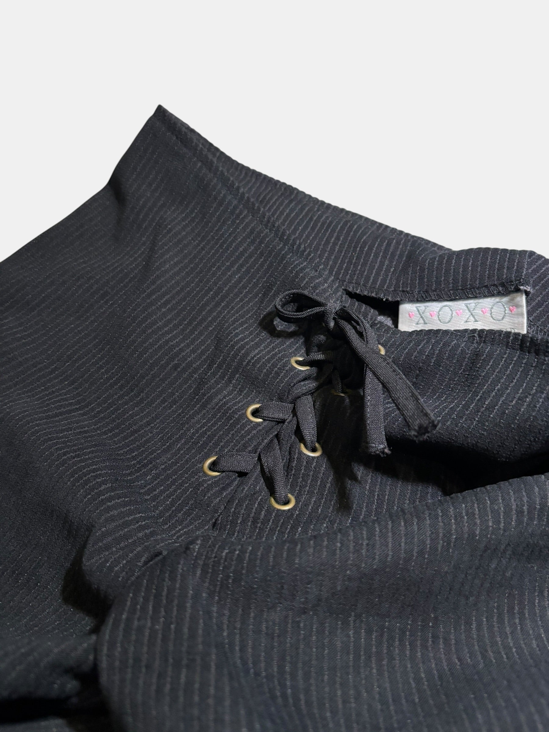 XOXO Lace-Up Flared Trousers