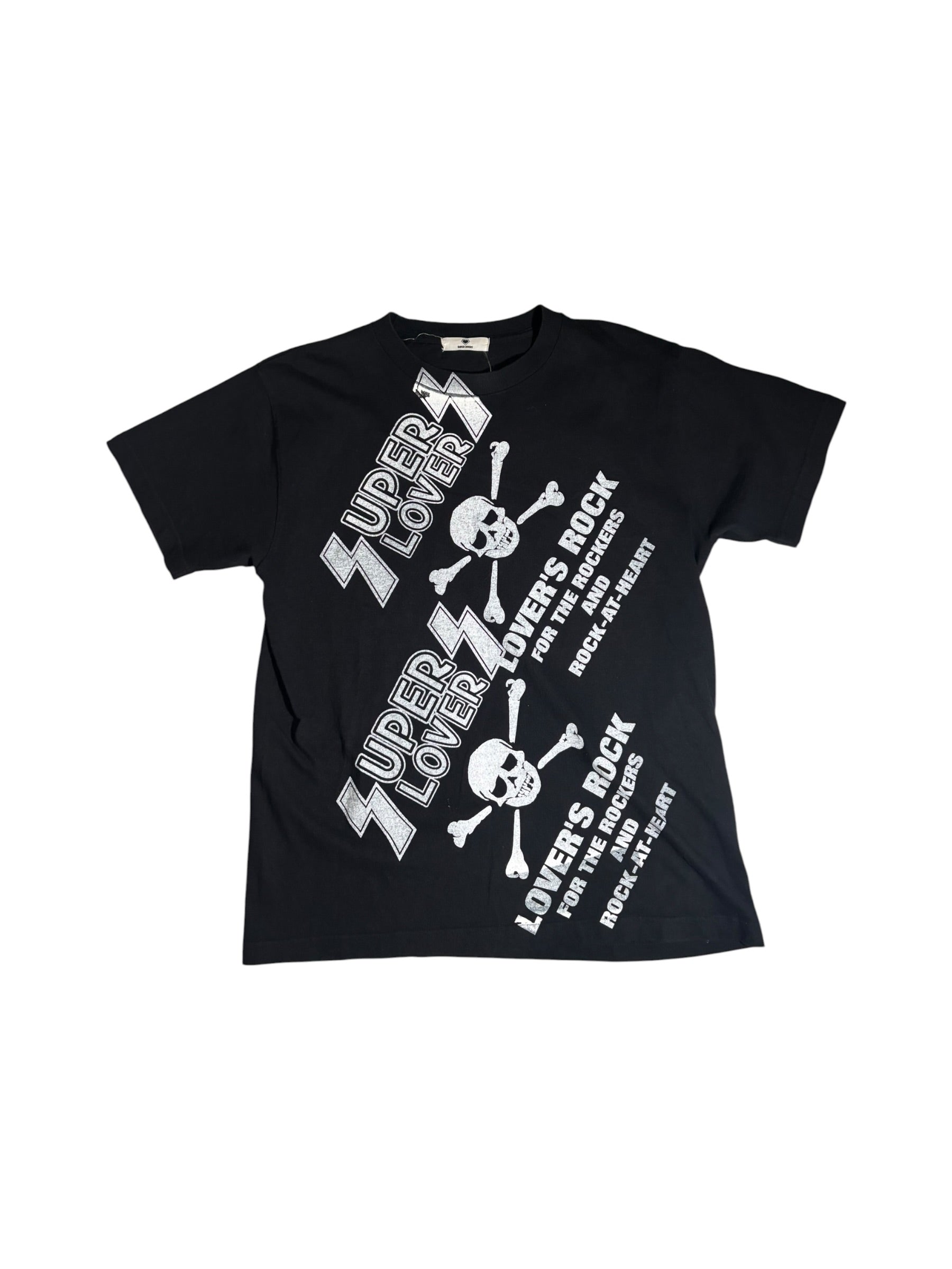 Skull Lightning Graphic T-Shirt