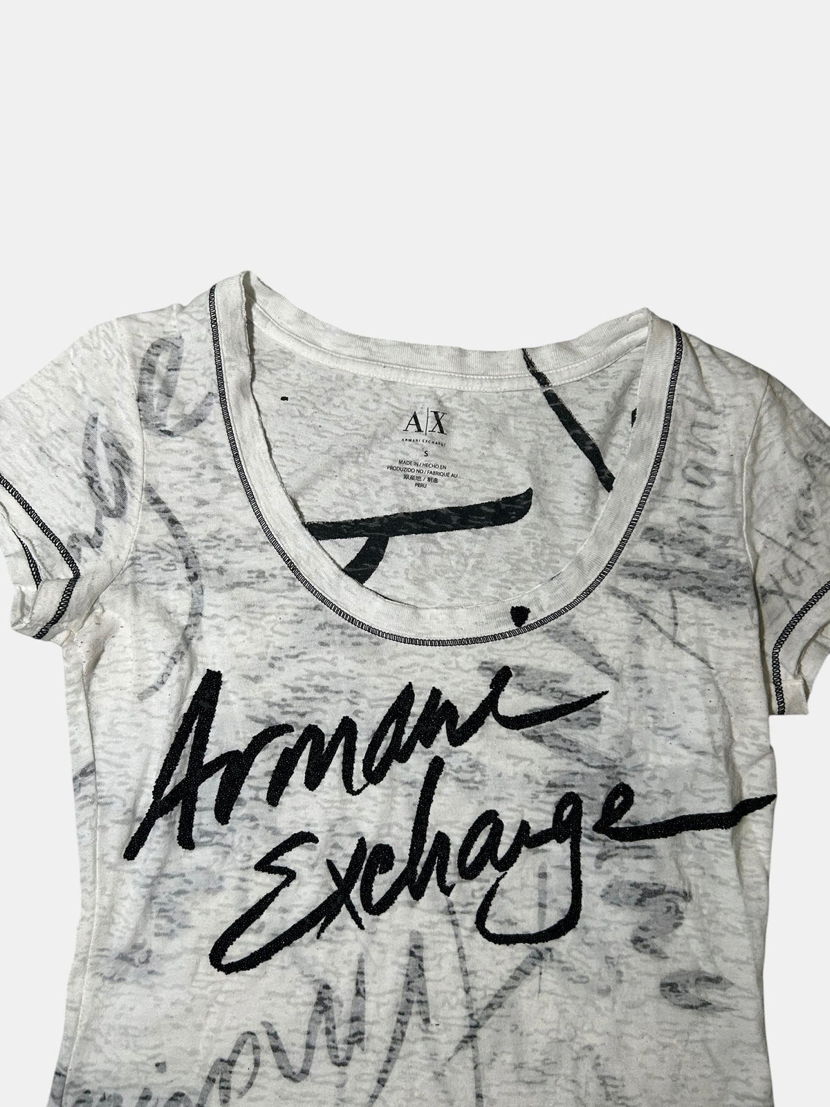 Allover Script T-Shirt