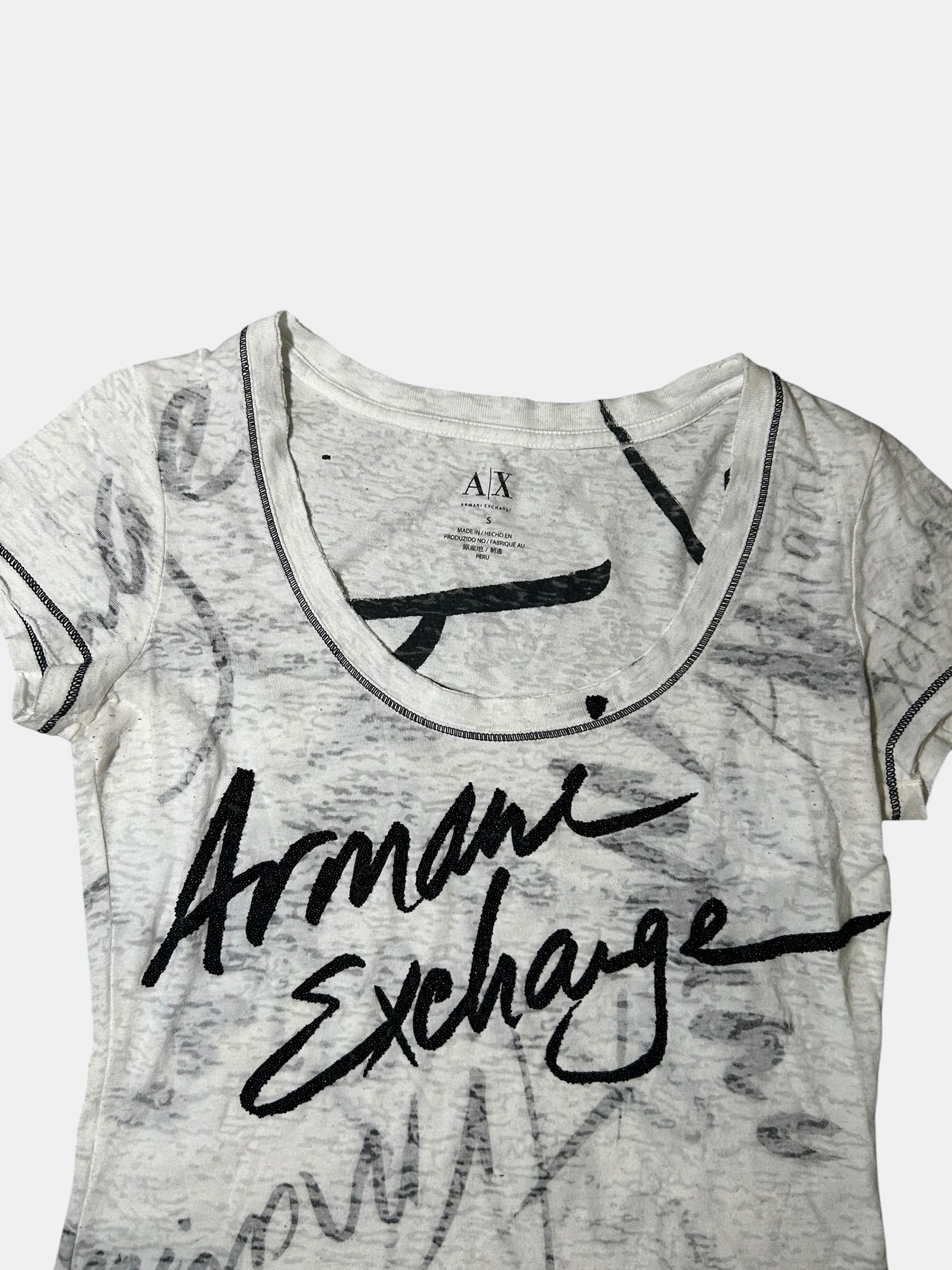 Allover Script T-Shirt