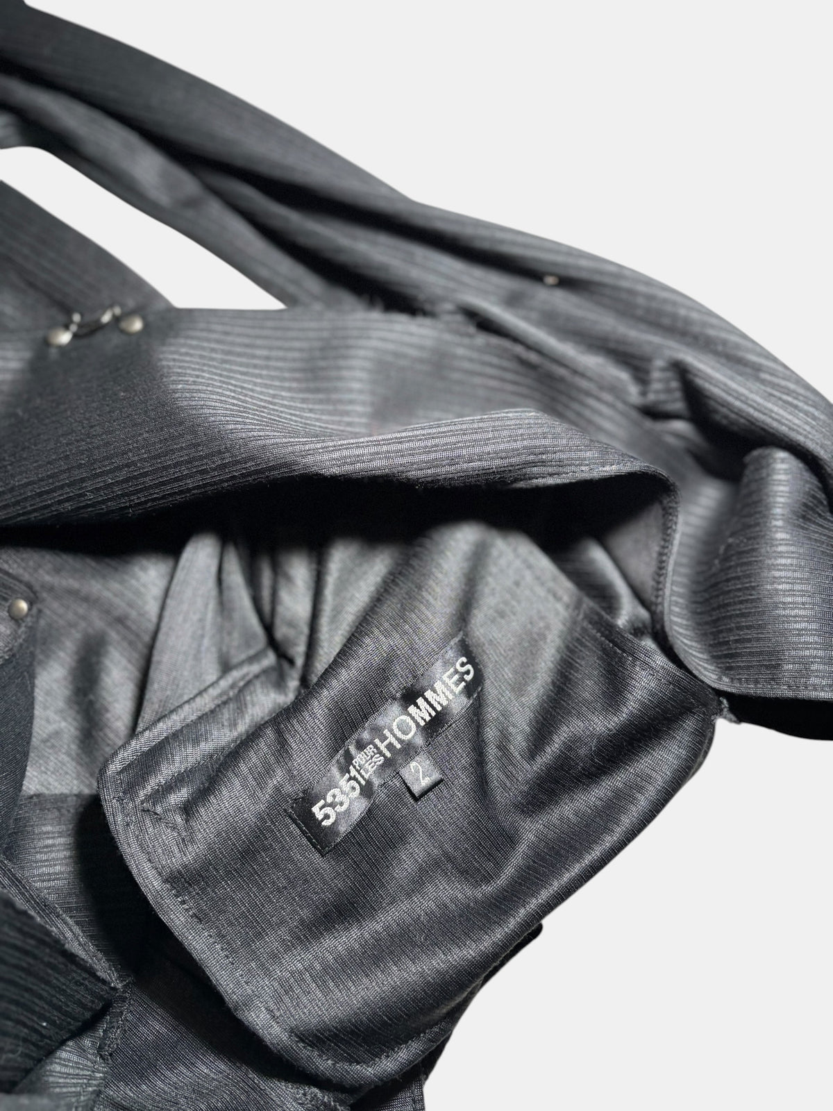 Hook-Front Tailored Jacket