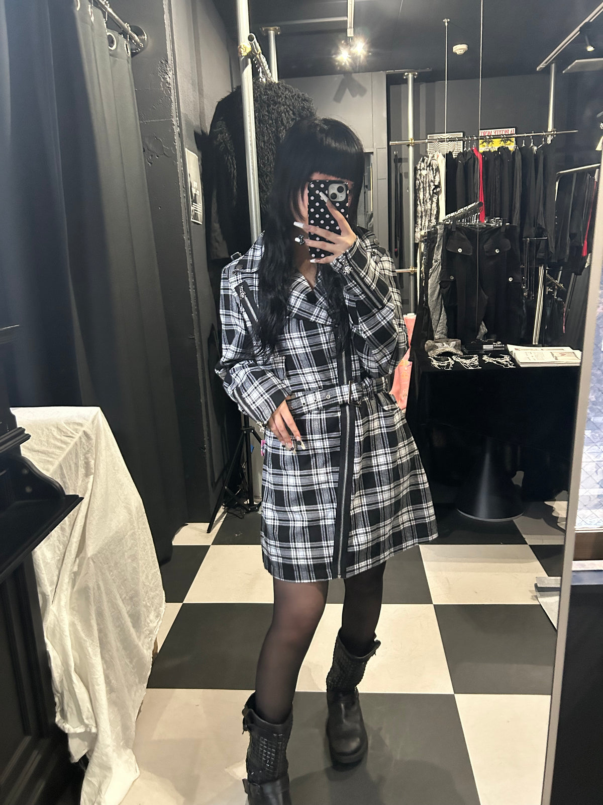 Tartan Rider Coat
