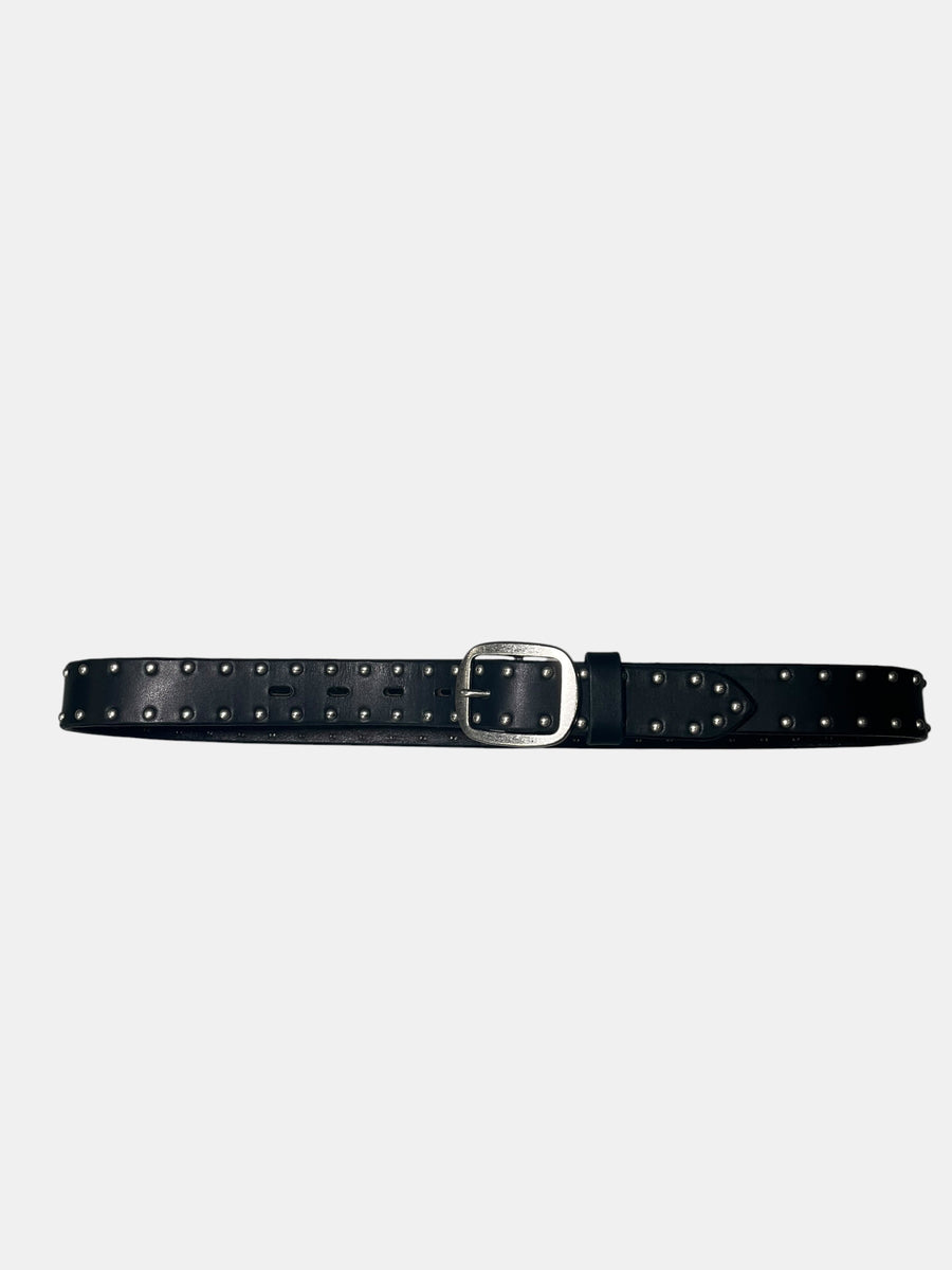 JOHN LAWRENCE SULLIVAN Studded Leather Belt