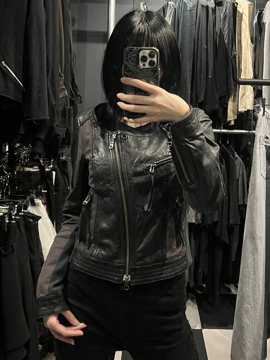 5351 POUR LES FEMMES Leather Rider Jacket