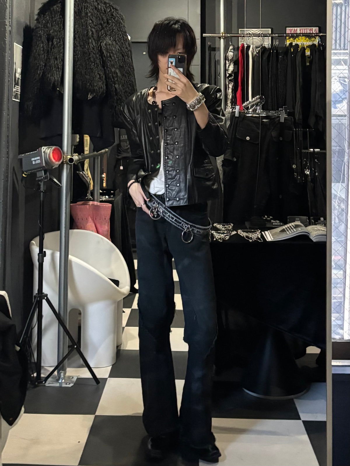 Stud-Front Jacket