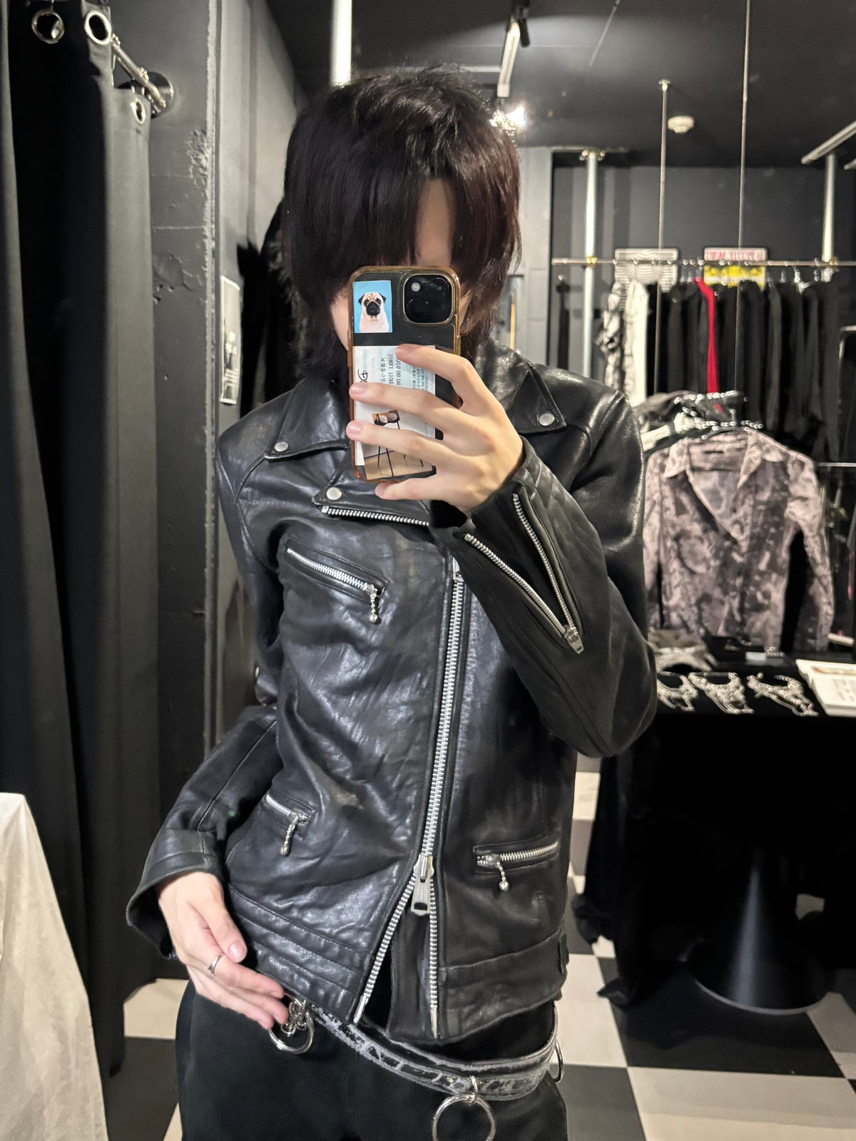 Leather Double Rider Jacket