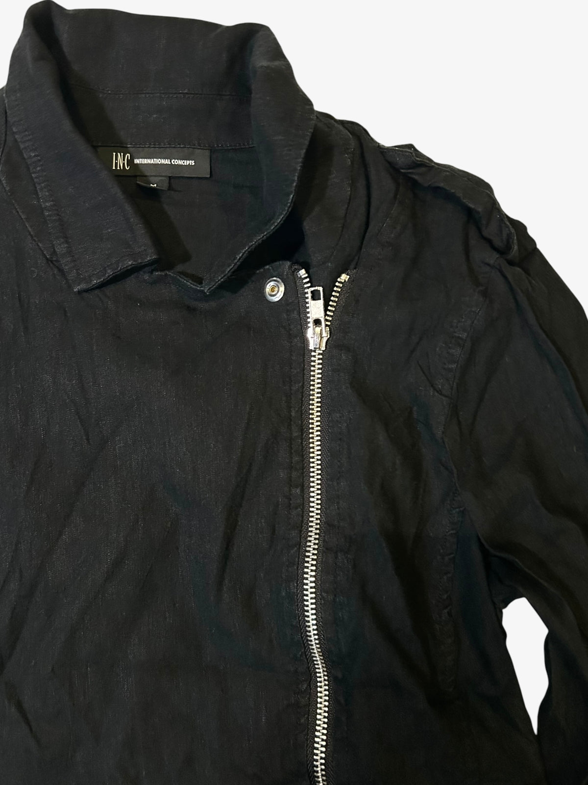 Diagonal-Zip Jacket
