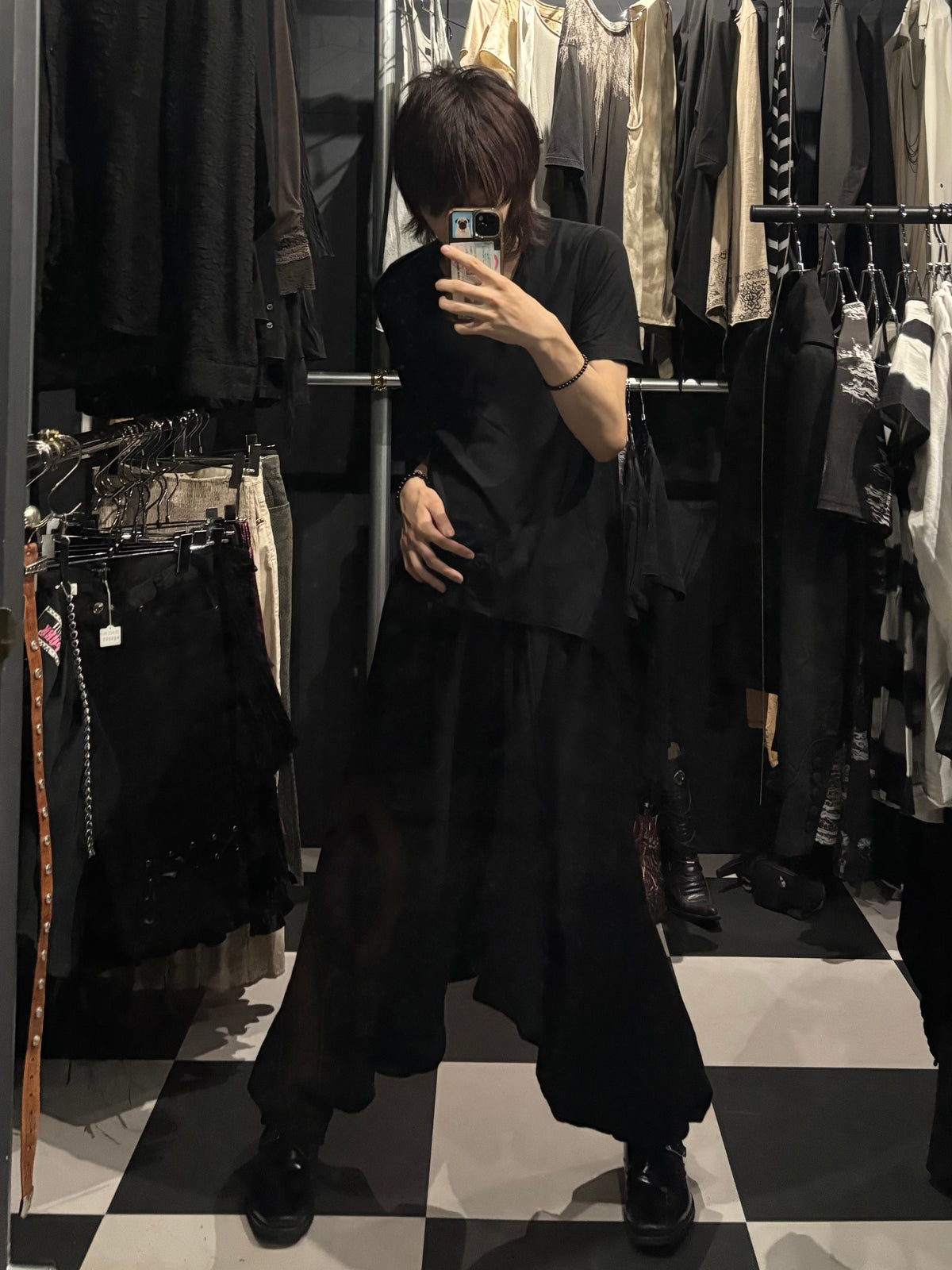 Asymmetric Draped T-Shirt