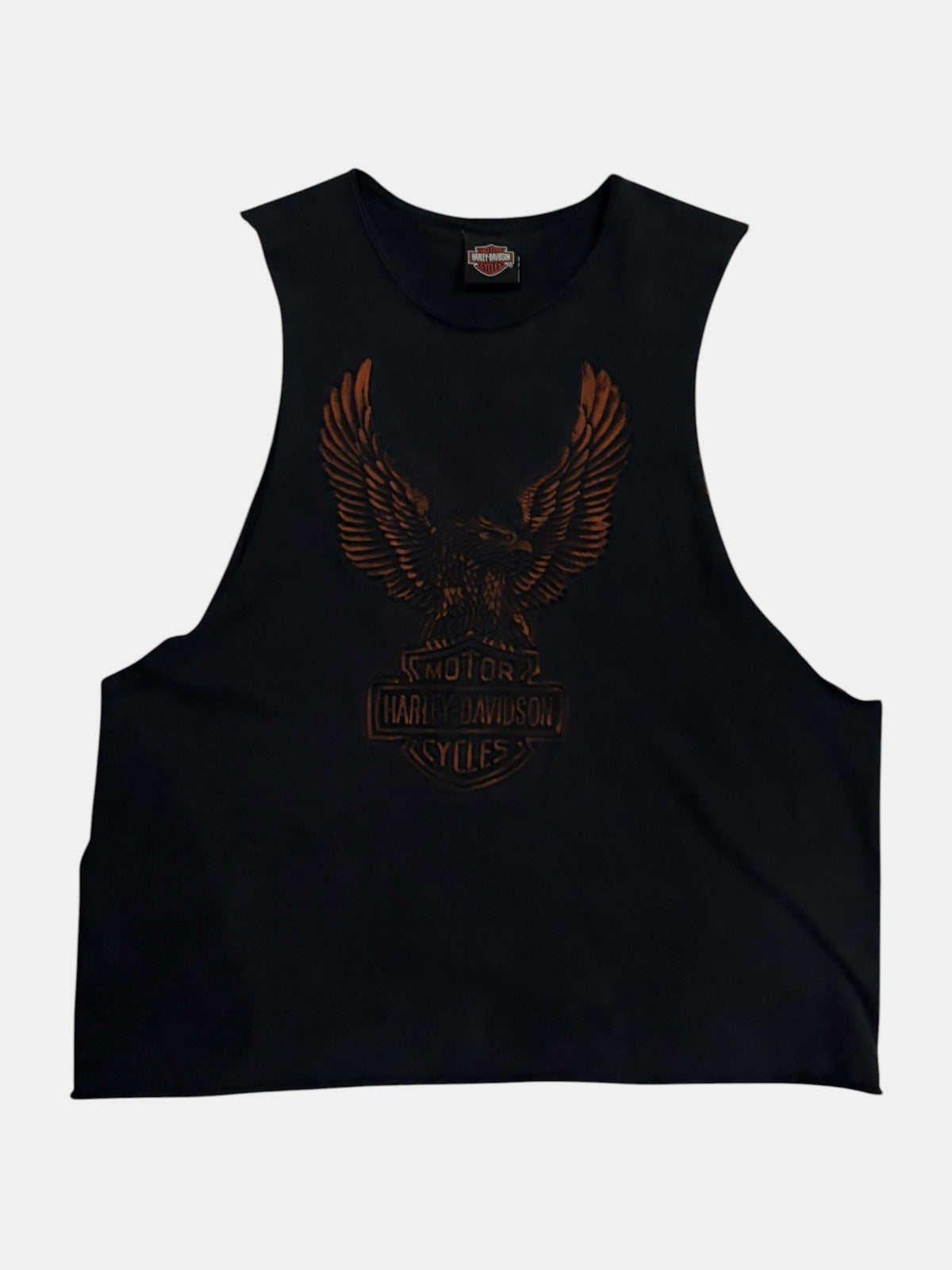 Harley-Davidson Eagle Graphic Cut-Off Tank Top