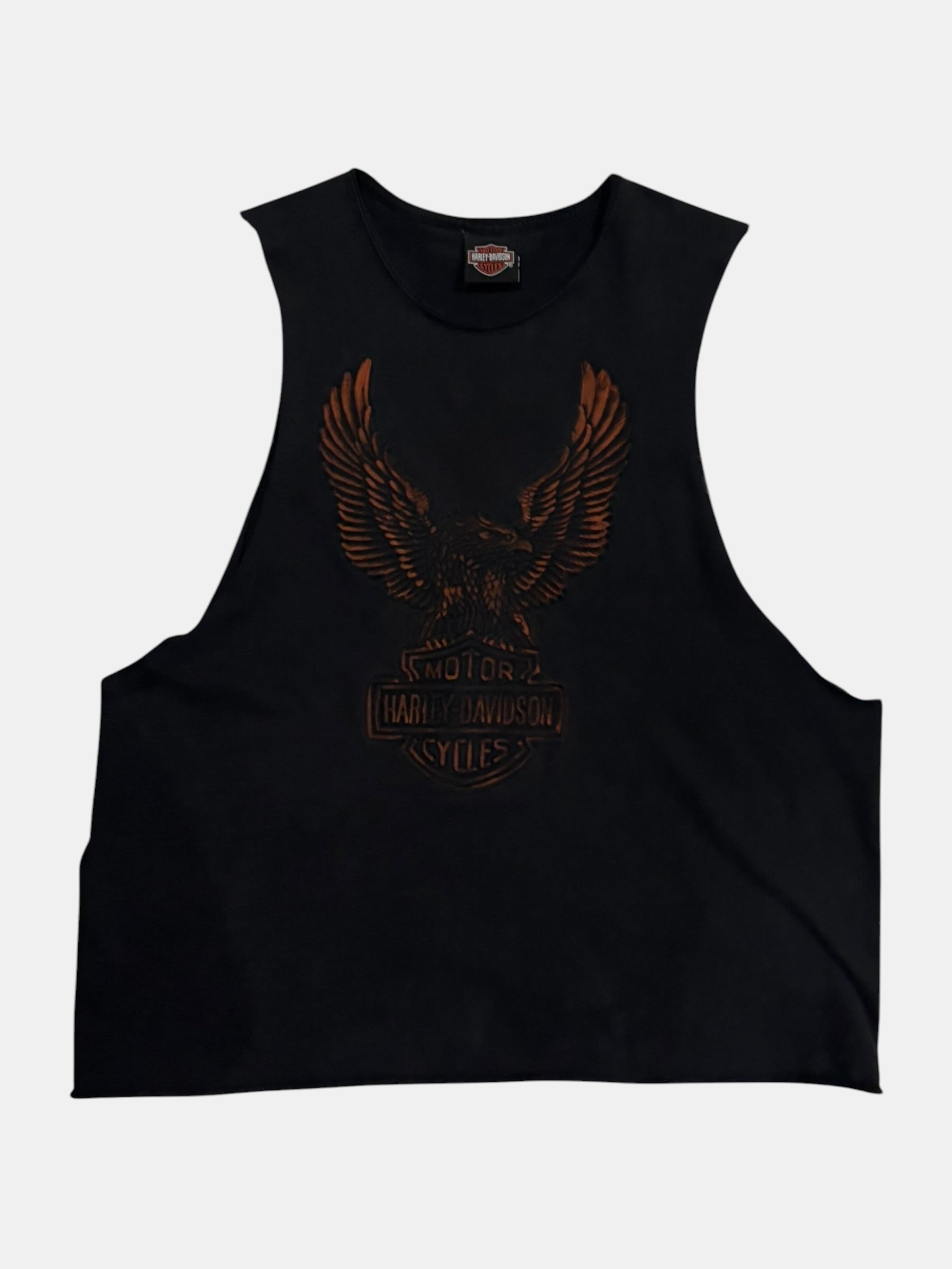 Harley-Davidson Eagle Graphic Cut-Off Tank Top