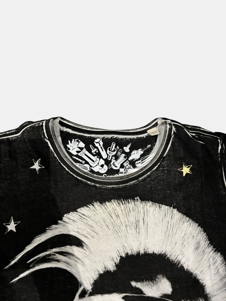 DIESEL Mohawk Skull Tee