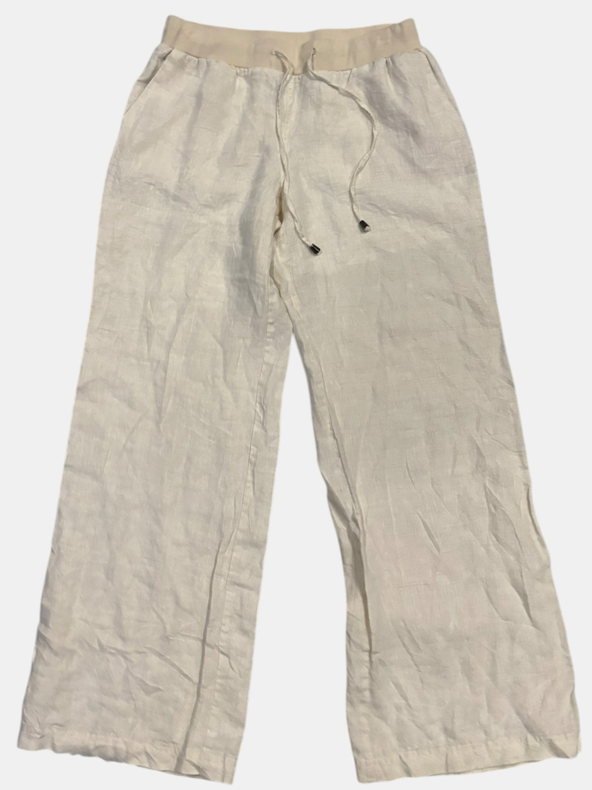 Linen Wide Leg Drawstring Pants