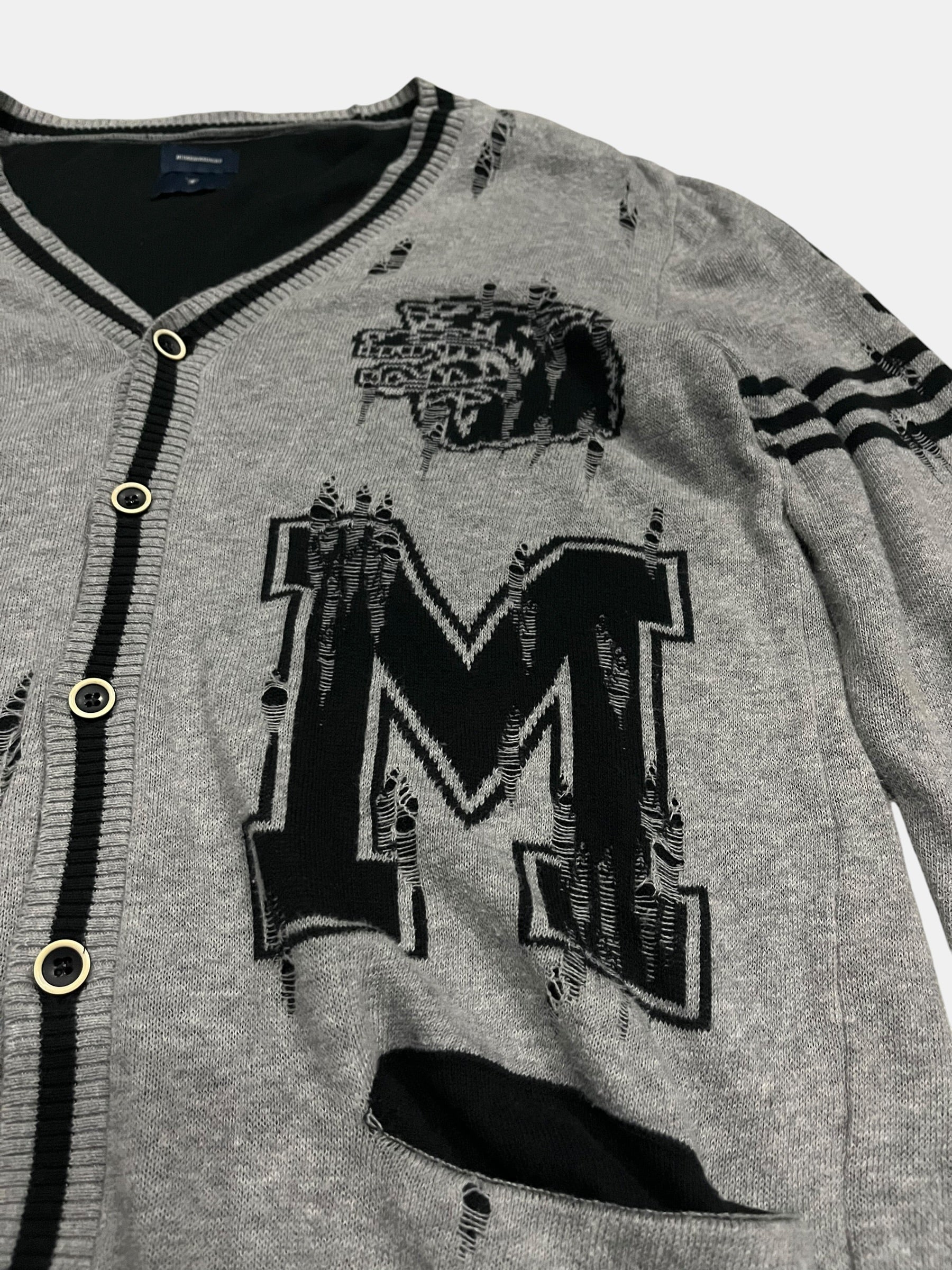 MIHARA YASUHIRO Distressed Cardigan