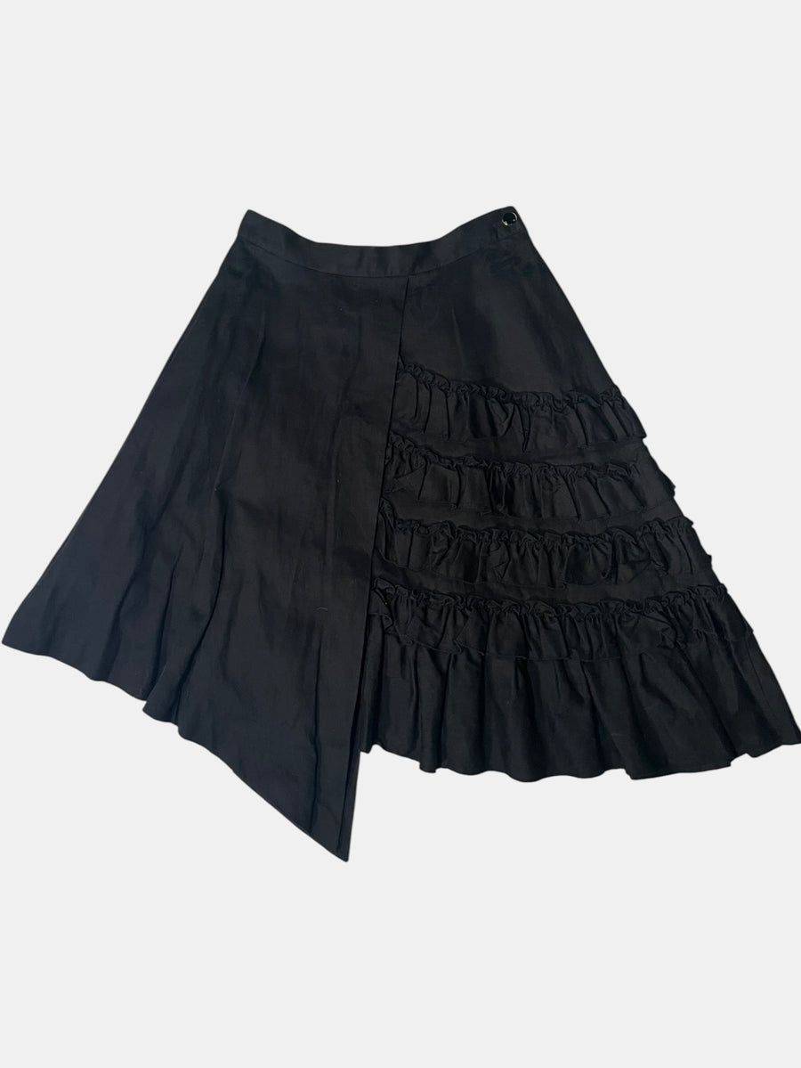 PEACE NOW Asymmetric Ruffle Skirt