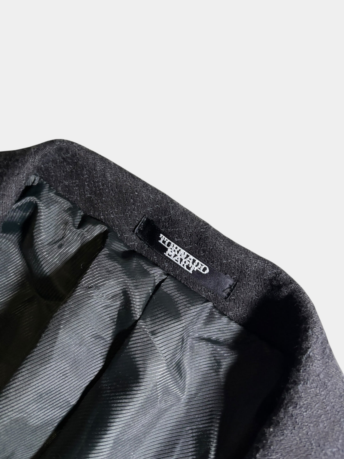 Contrast-Stitch Tailored Jacket