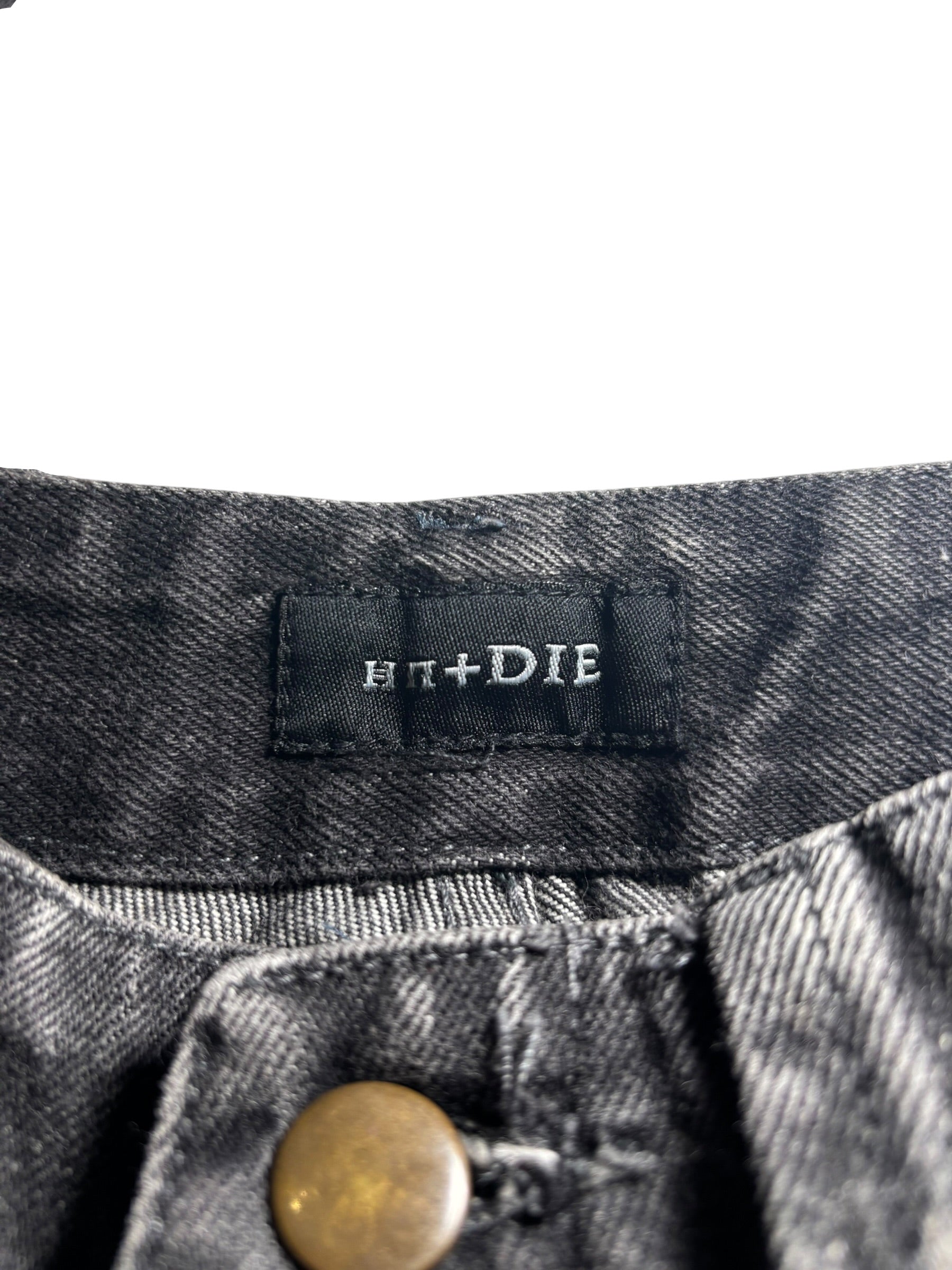 HN+DIE Distressed Wide-Leg Jeans