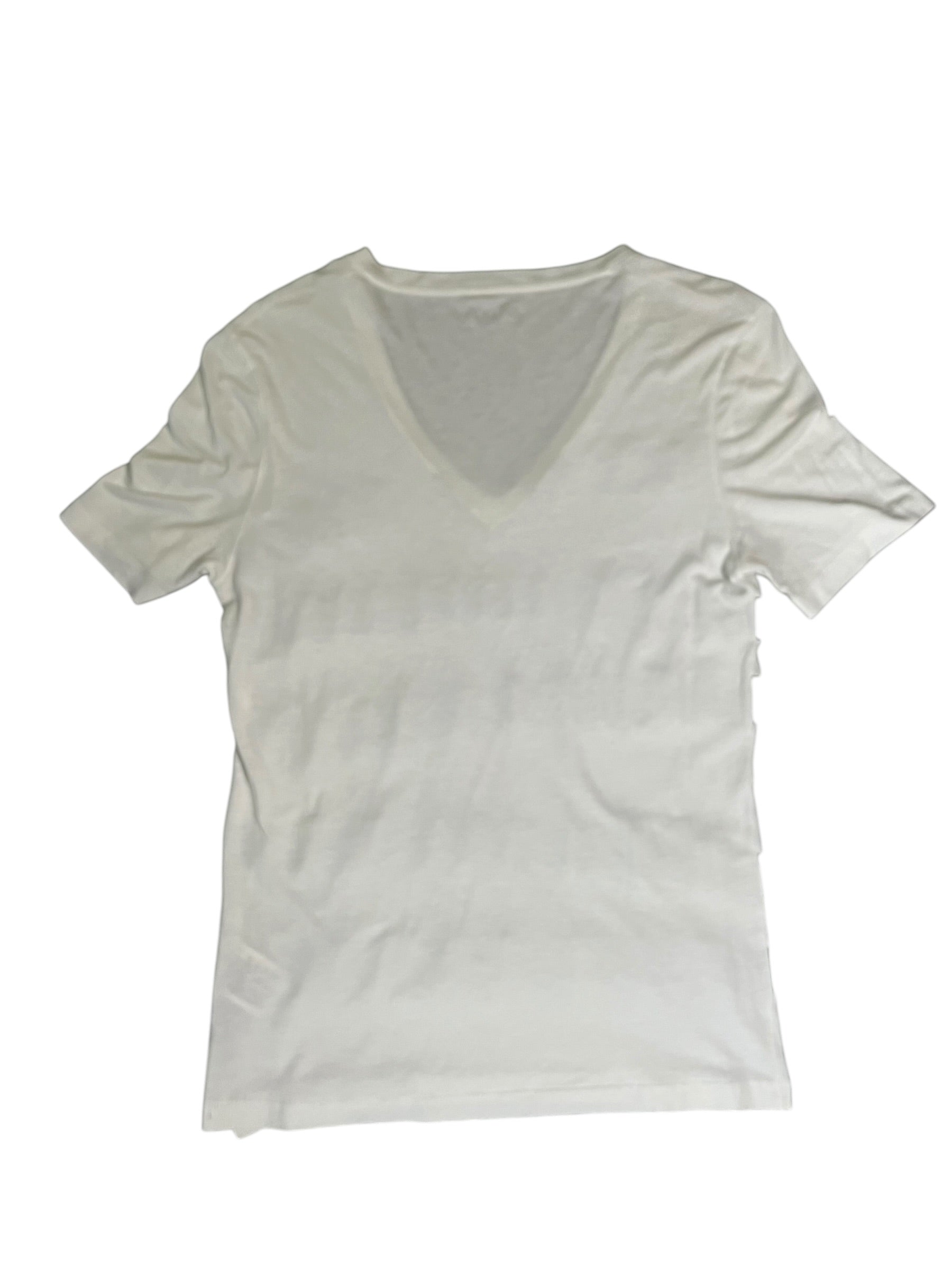 Neil Barrett Wide Border V-Neck Tee