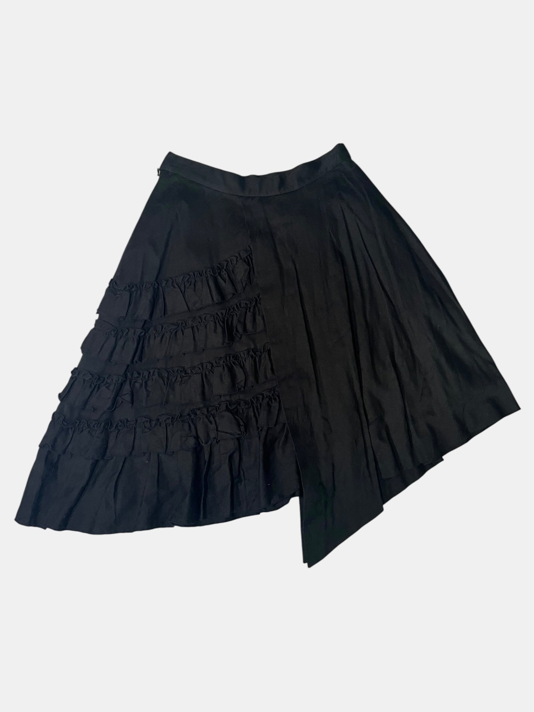 PEACE NOW Asymmetric Ruffle Skirt