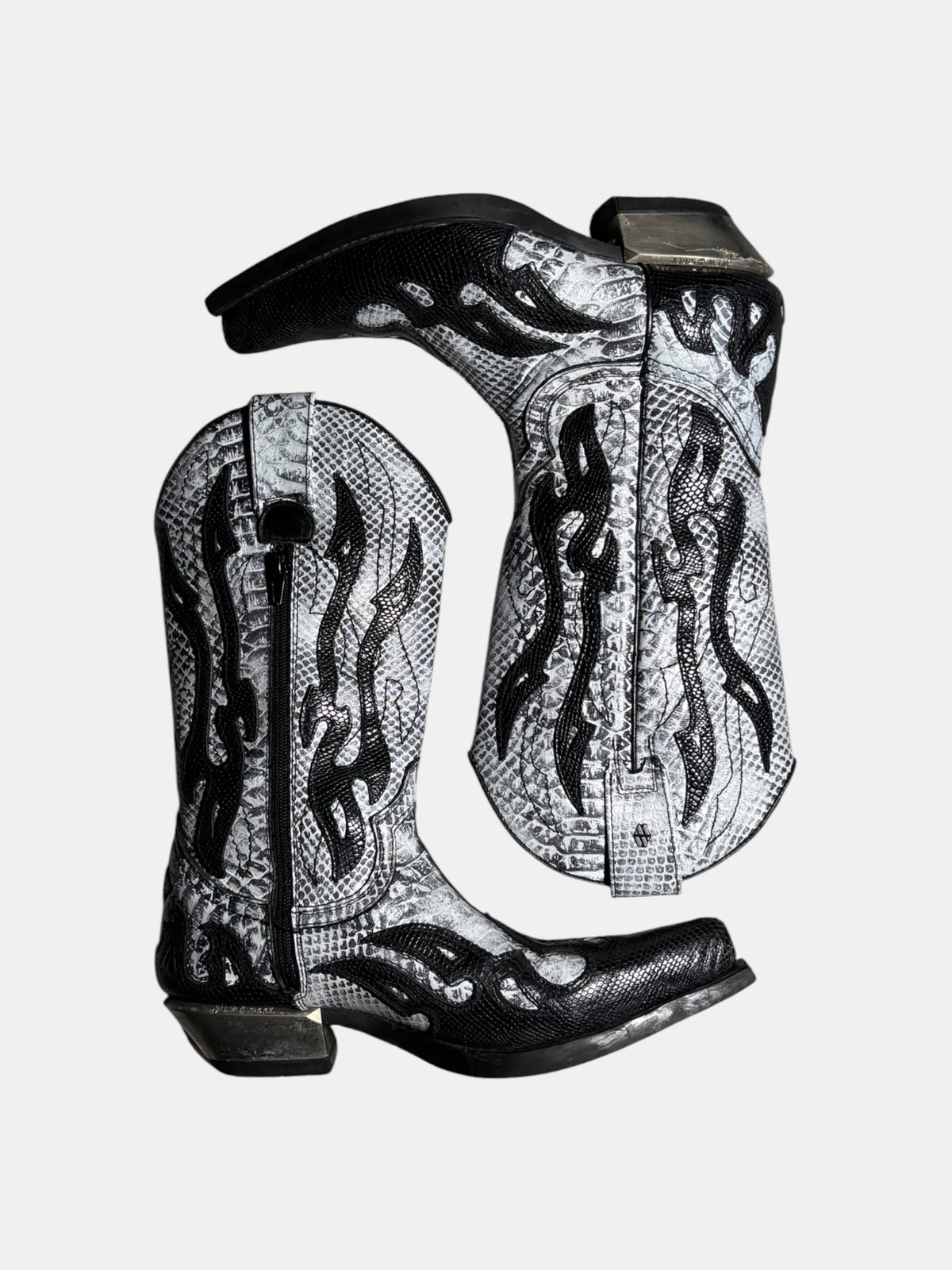 Flame Western Boots