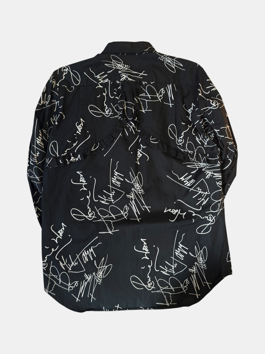 COMME des GARÇONS HOMME PLUS Scribble-Print Shirt