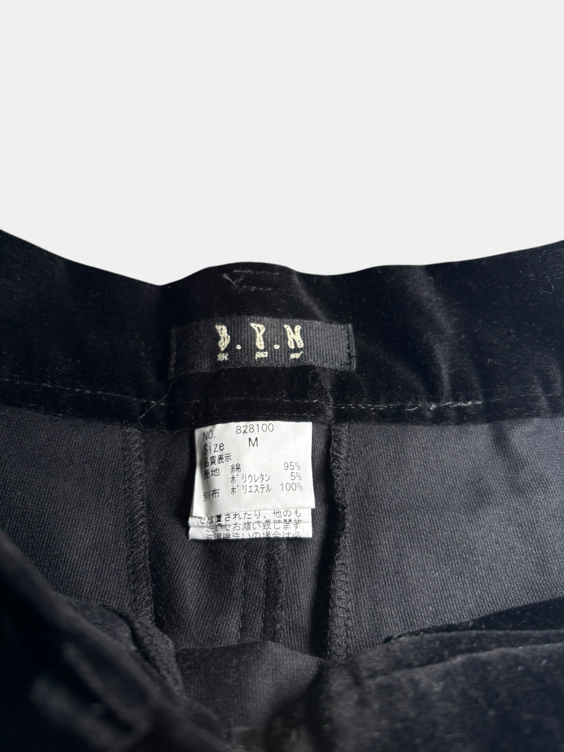BLACK PEACE NOW Lace-Hem Velour Shorts