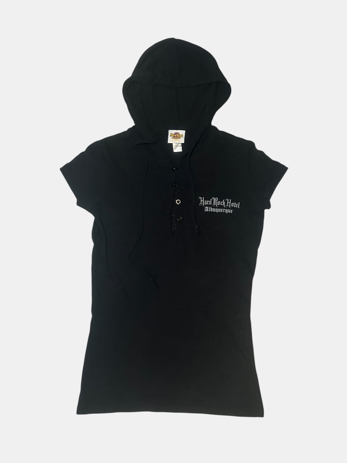Ornate Cross Hooded Top