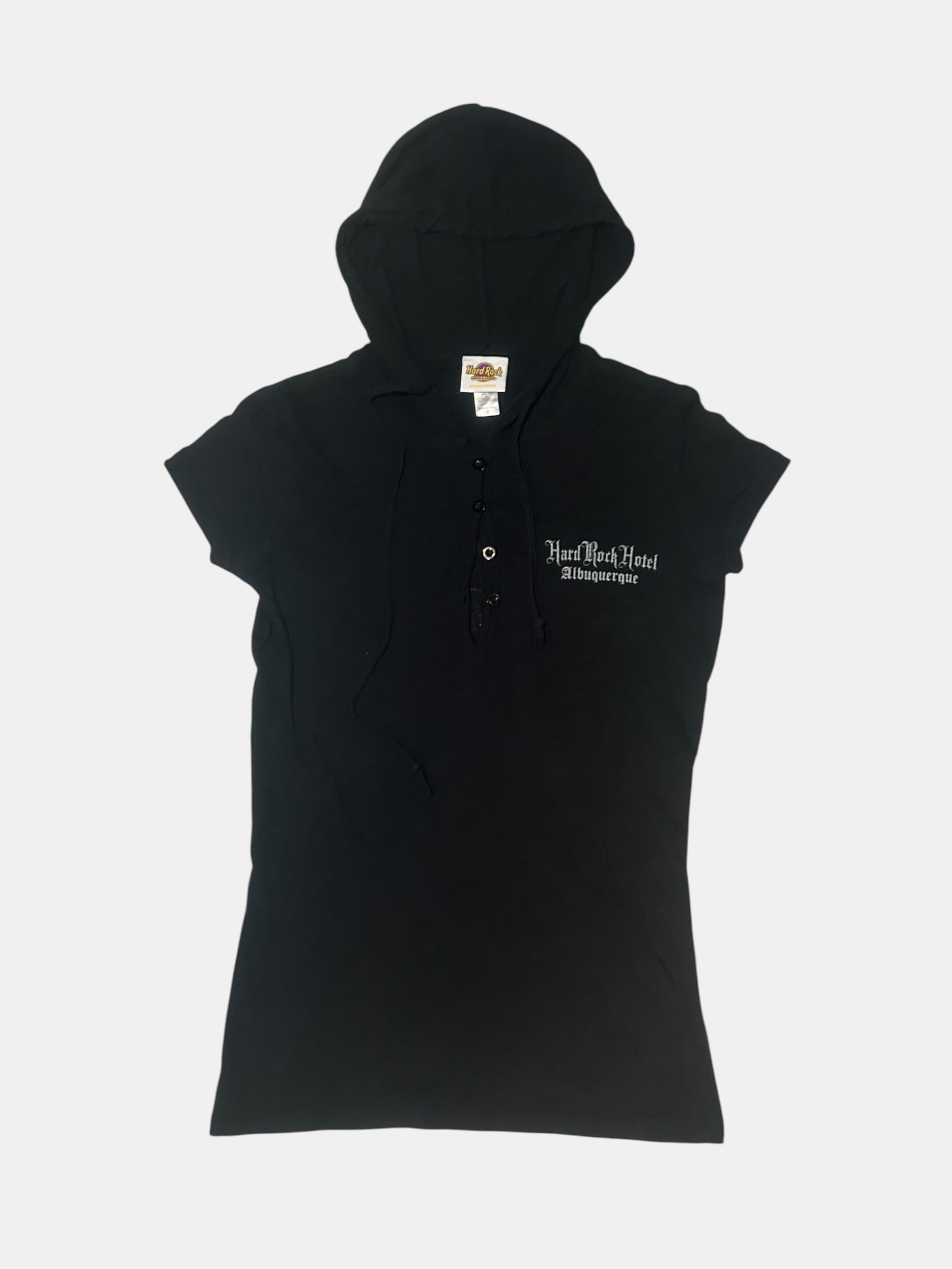 Ornate Cross Hooded Top