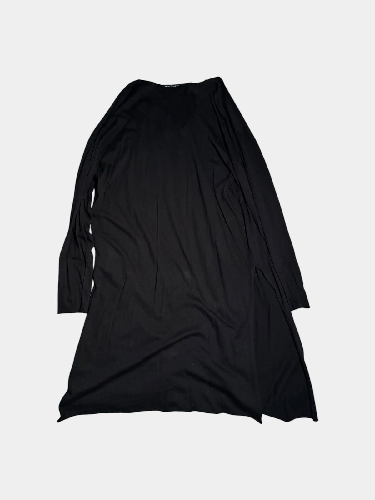 Drape-Neck Long Top