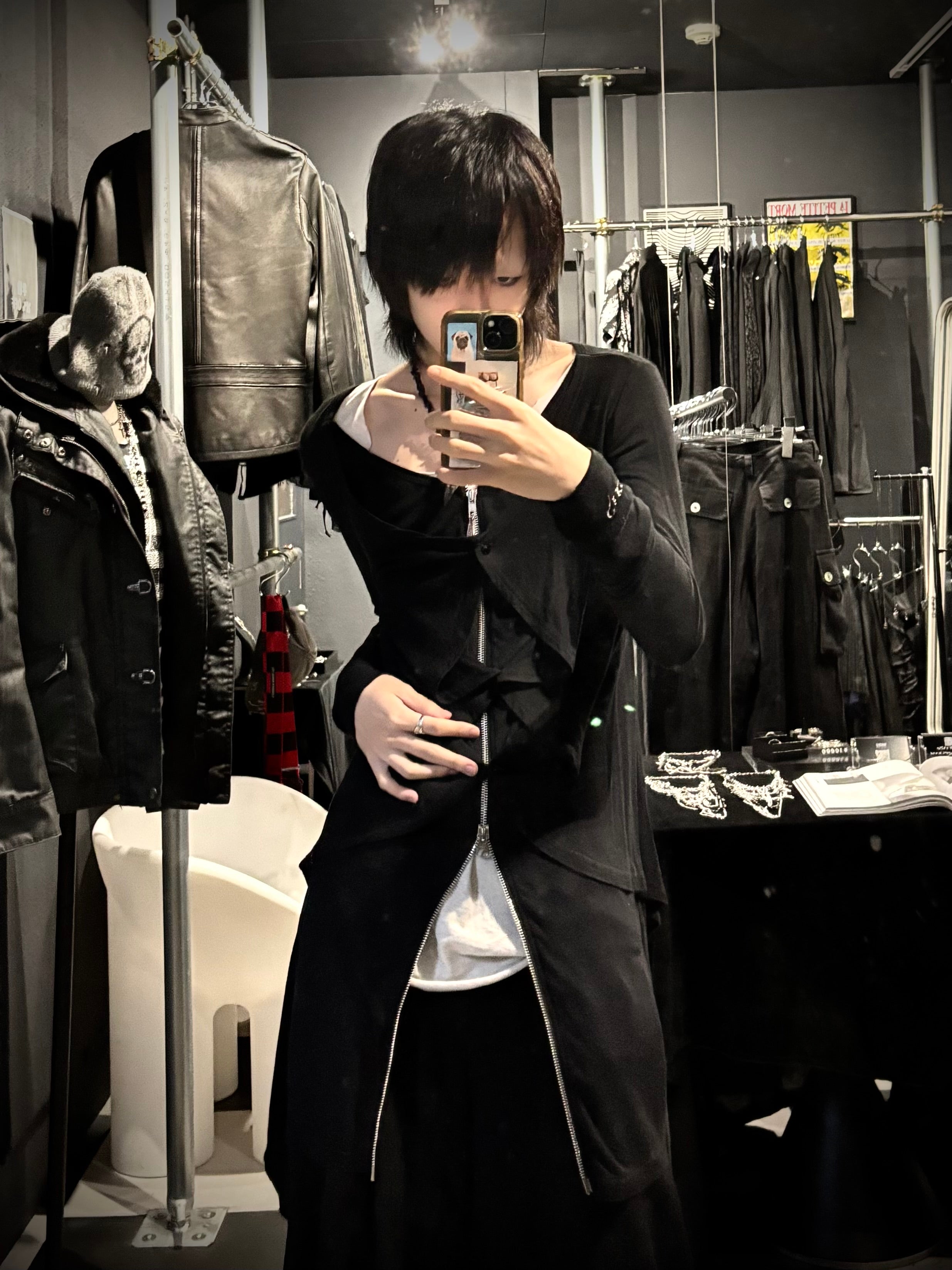 Draped Zip Cardigan | MARU