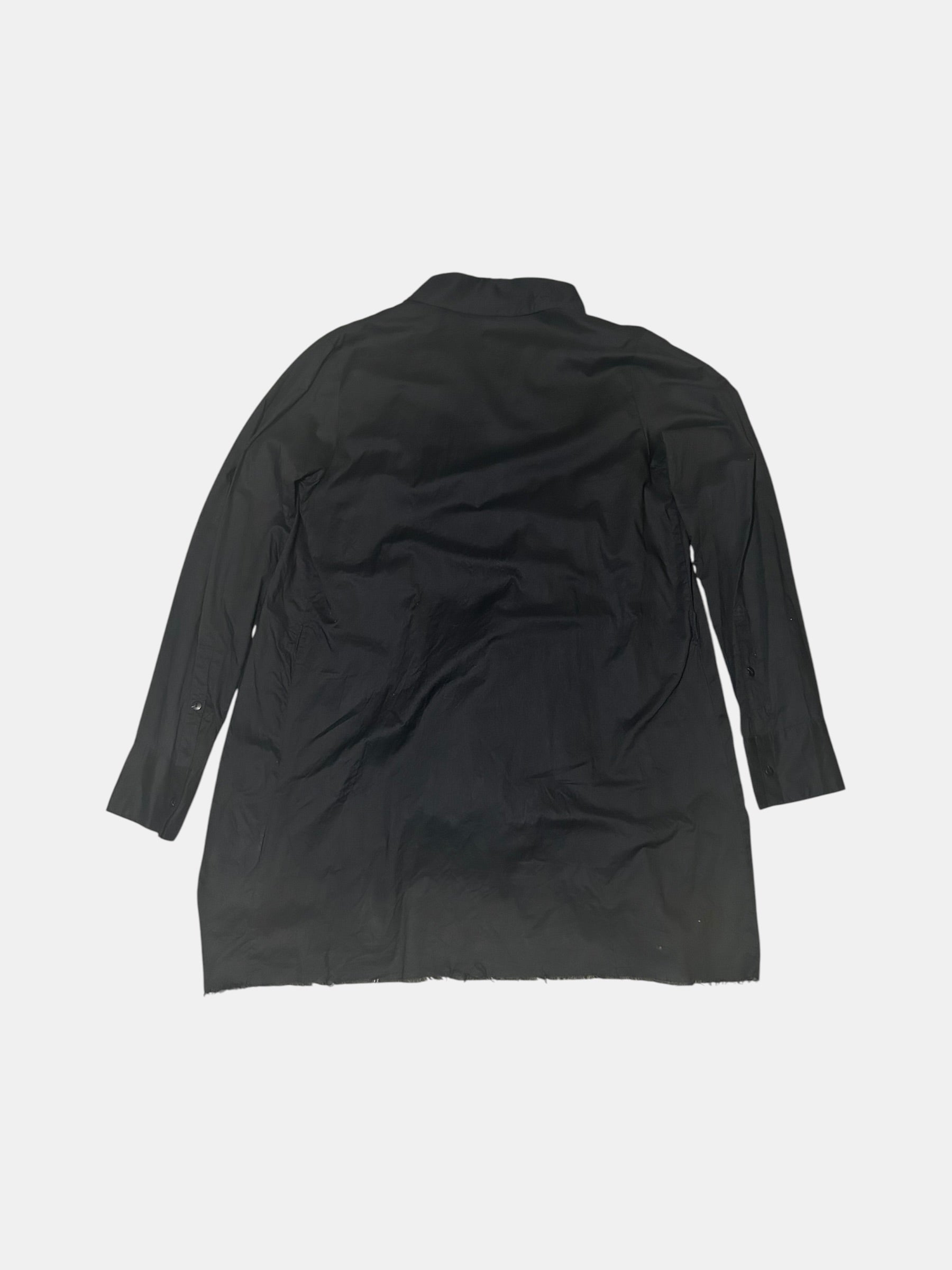 GADGET GROW Draped Asymmetric Shirt
