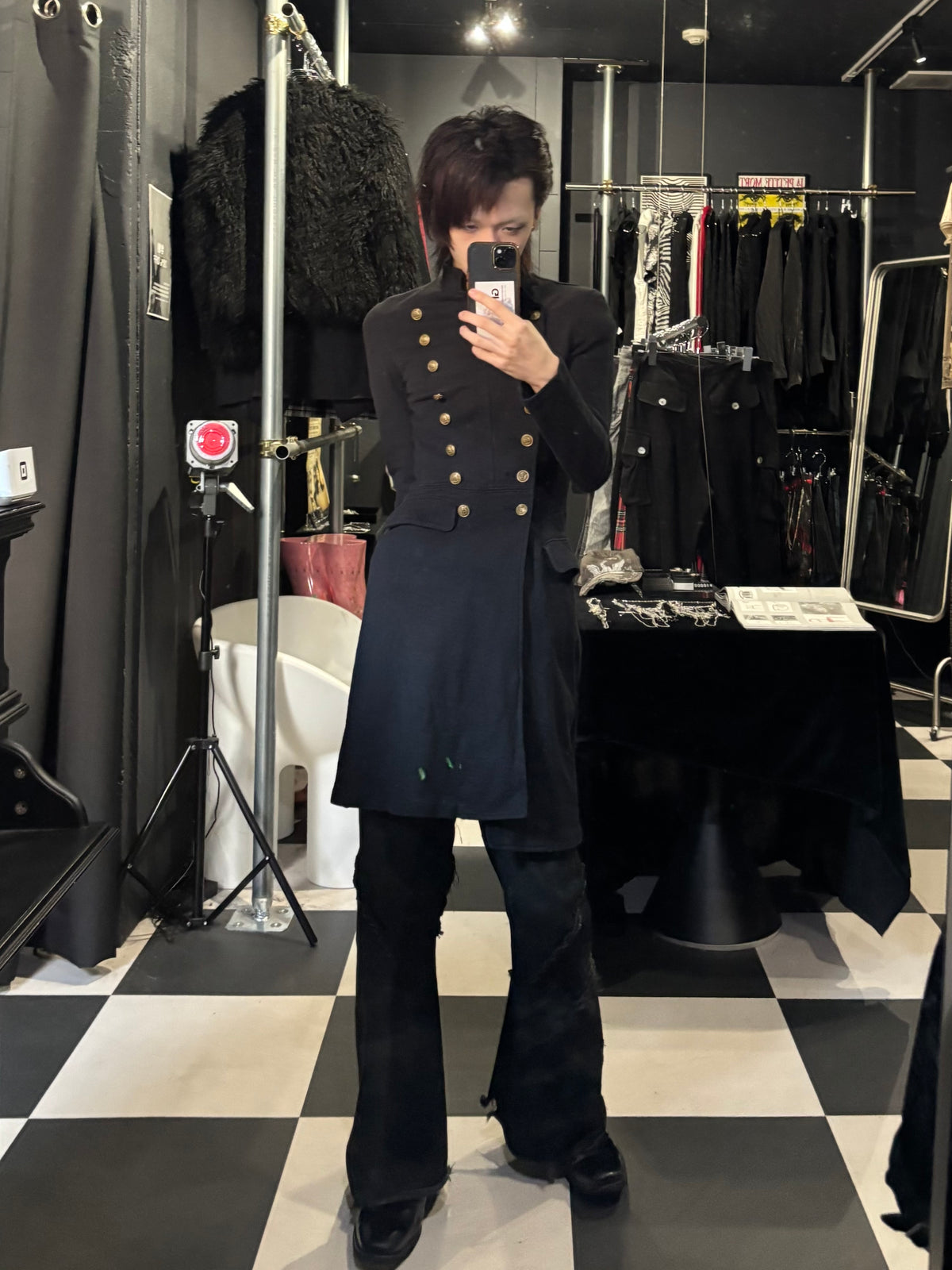 Brass-Button Napoleon Coat