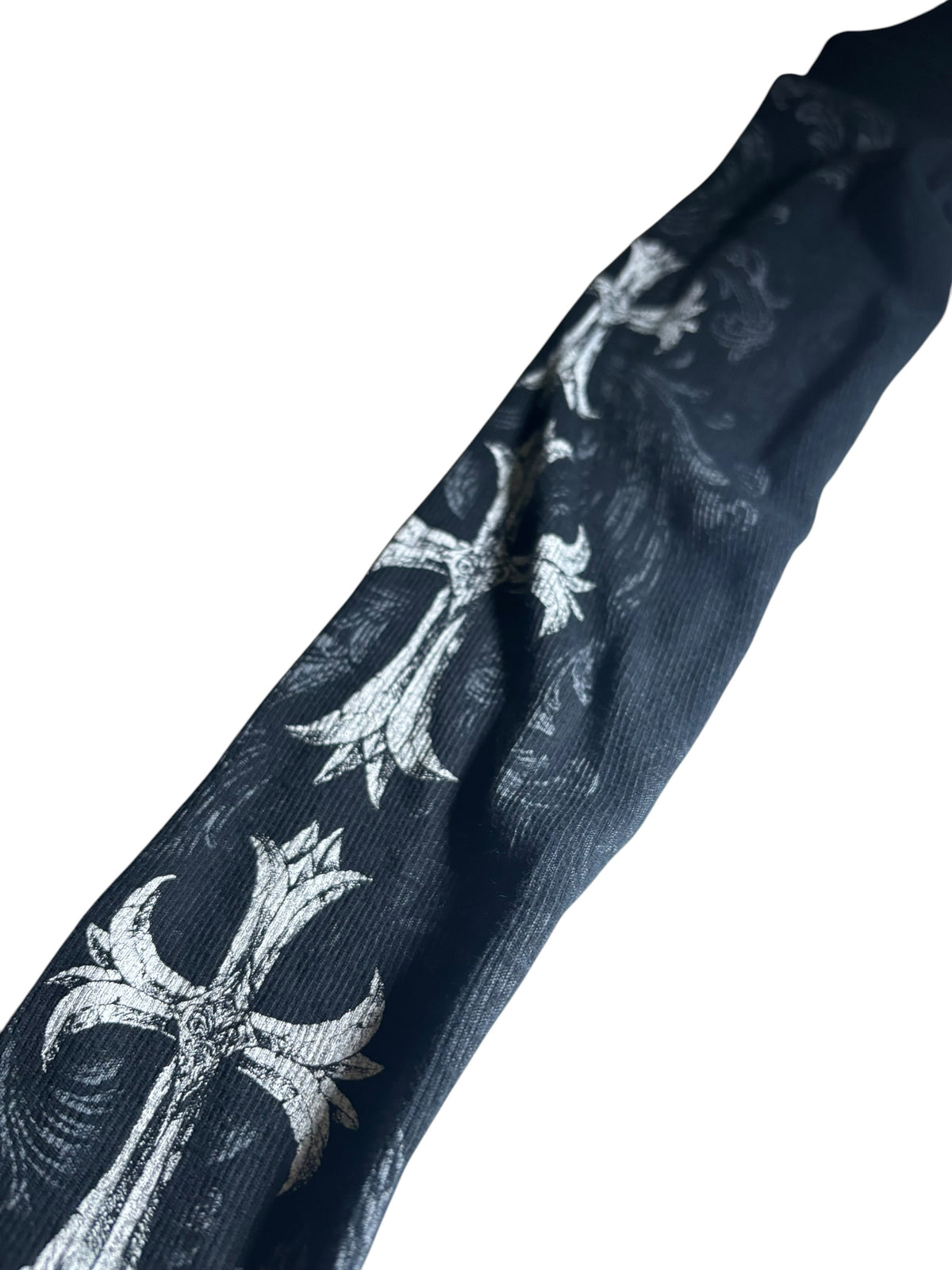 Gothic Cross Graphic Long Sleeve T-Shirt