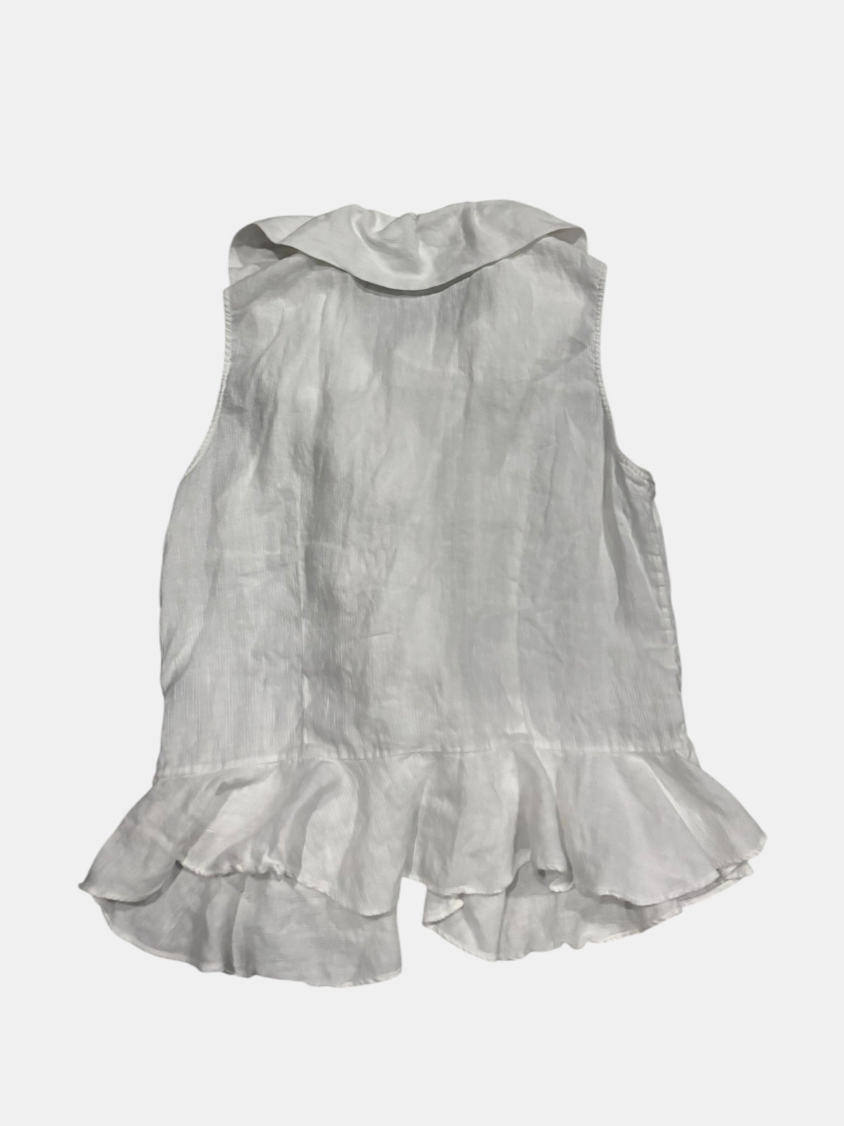 Ralph Lauren Ruffle Sleeveless Blouse