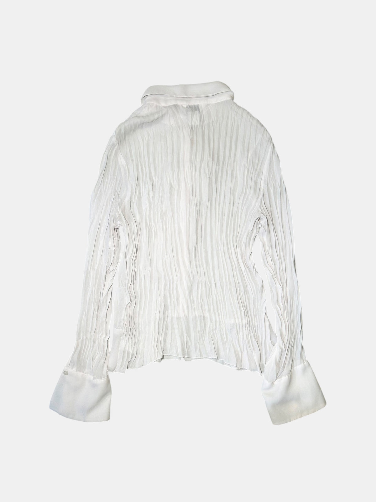 Crinkle Ruffle Blouse