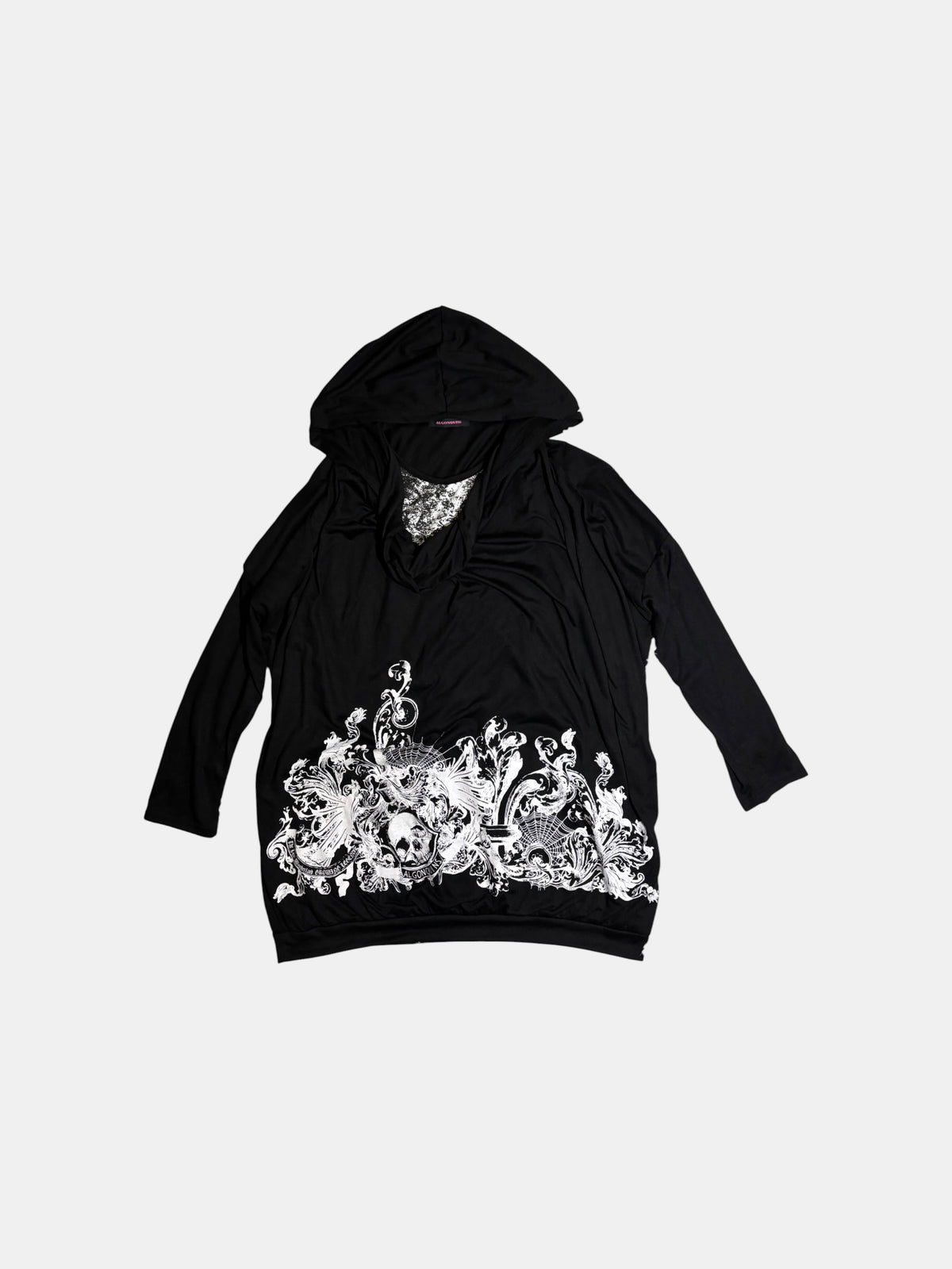 Skull Print Hoodie