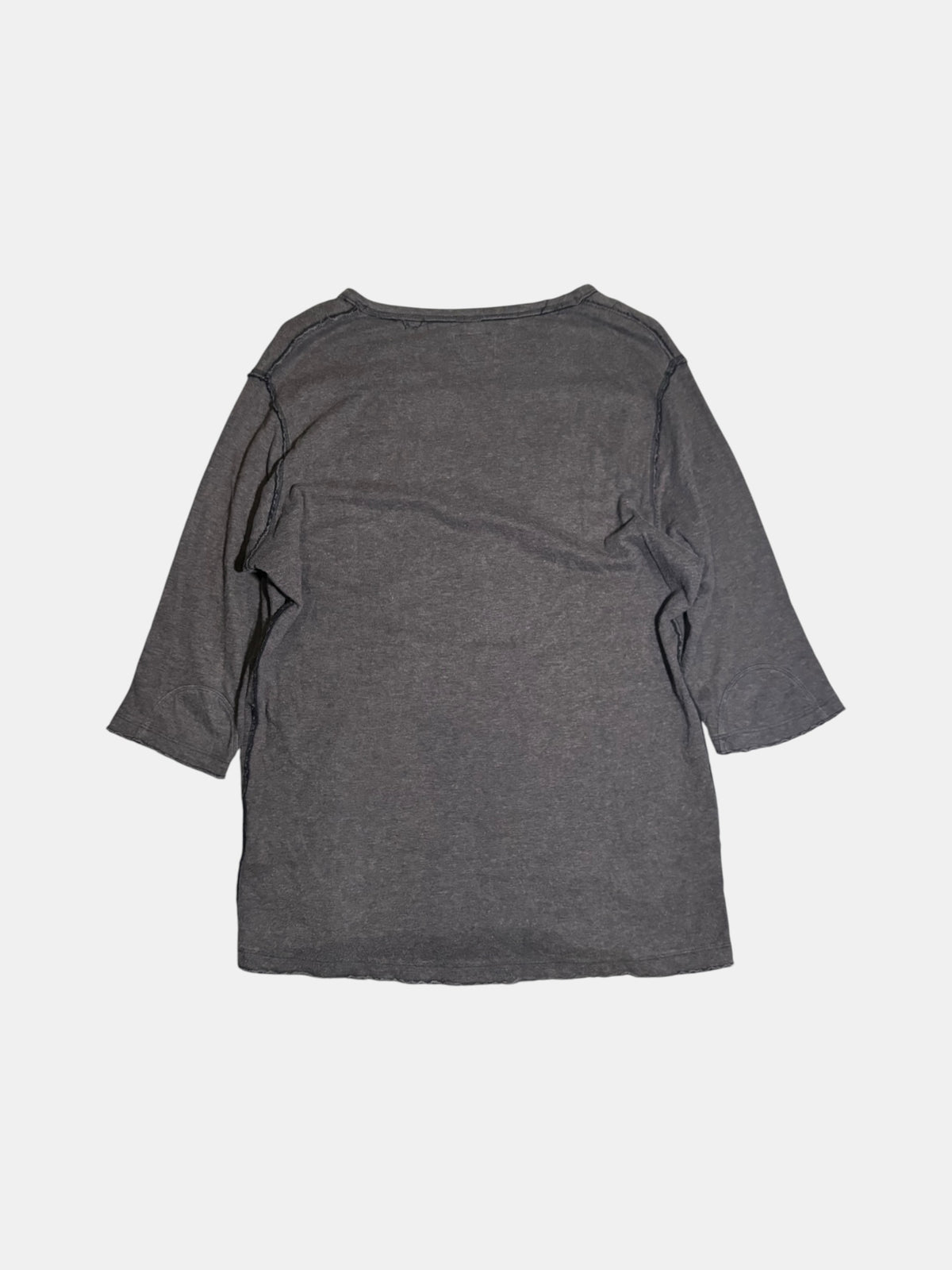 DIESEL Raw-Edge Three-Quarter Sleeve Tee