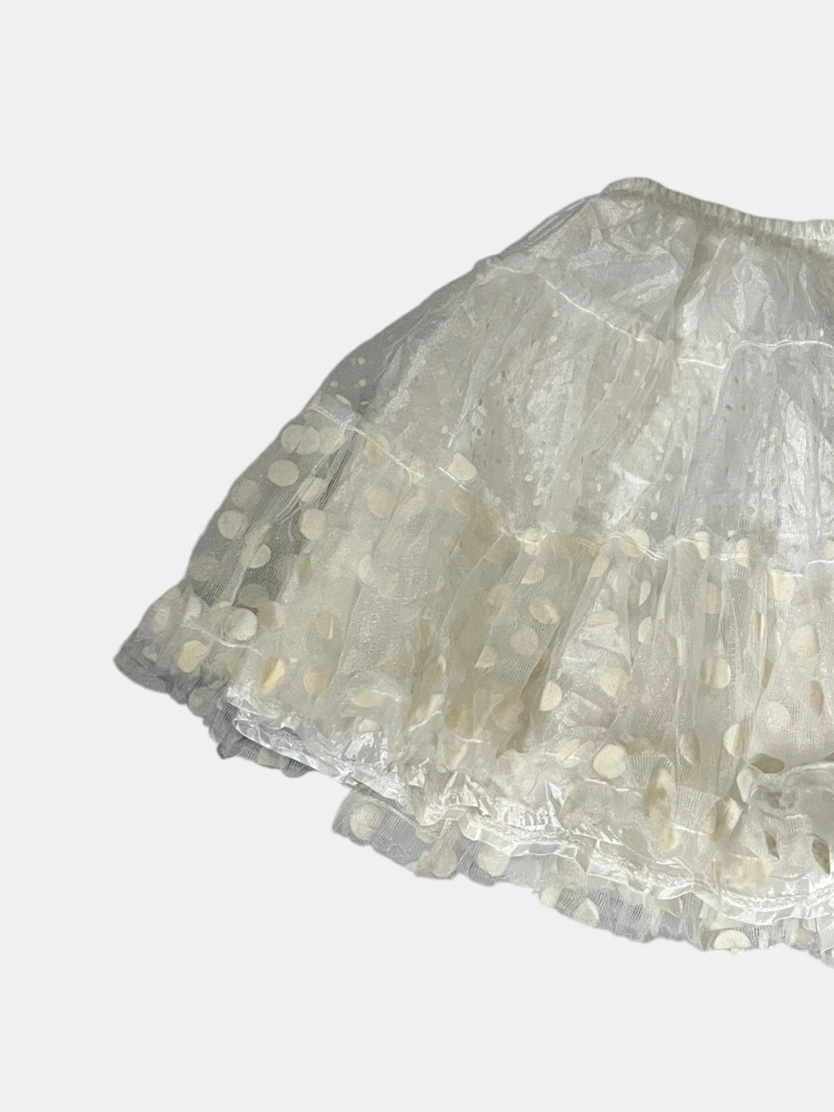 BODY LINE Sheer Whip Tiered Skirt