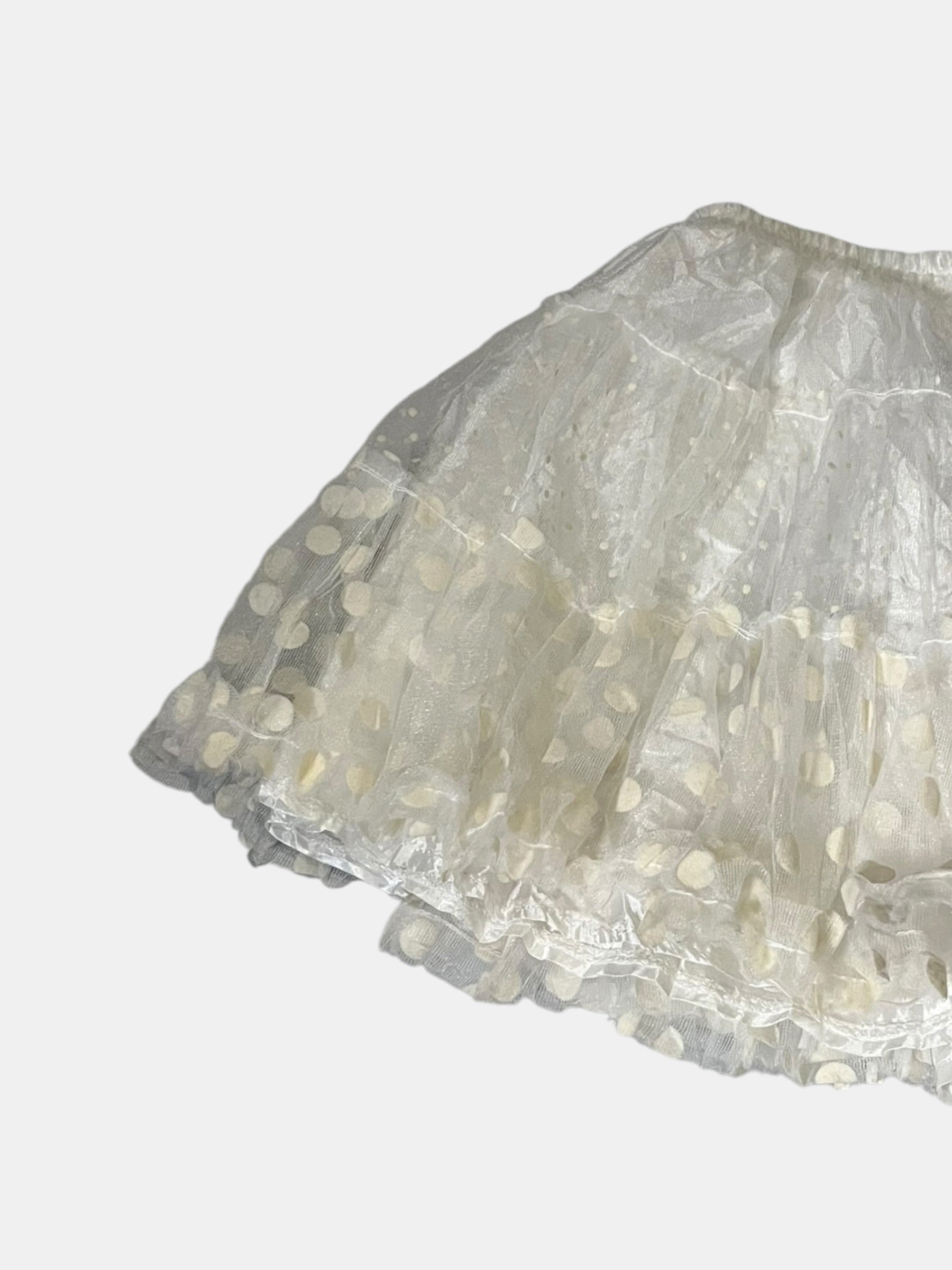 BODY LINE Sheer Whip Tiered Skirt