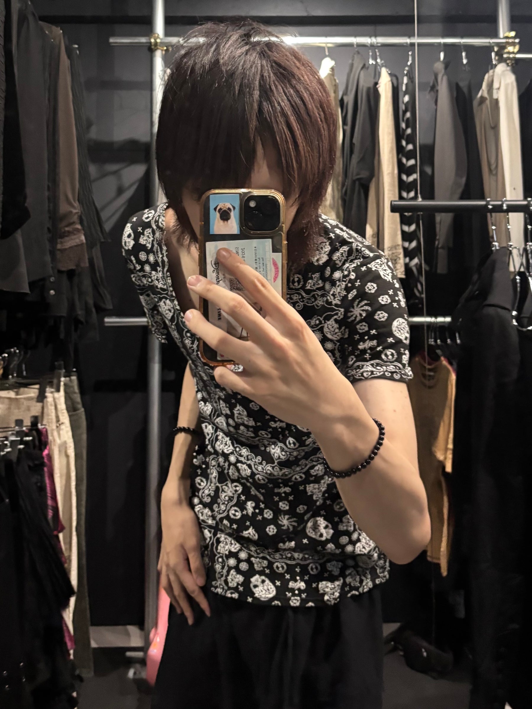 Skull Bandana Print T-Shirt