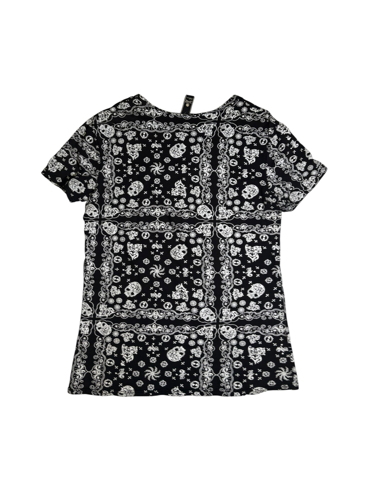 Skull Bandana Print T-Shirt