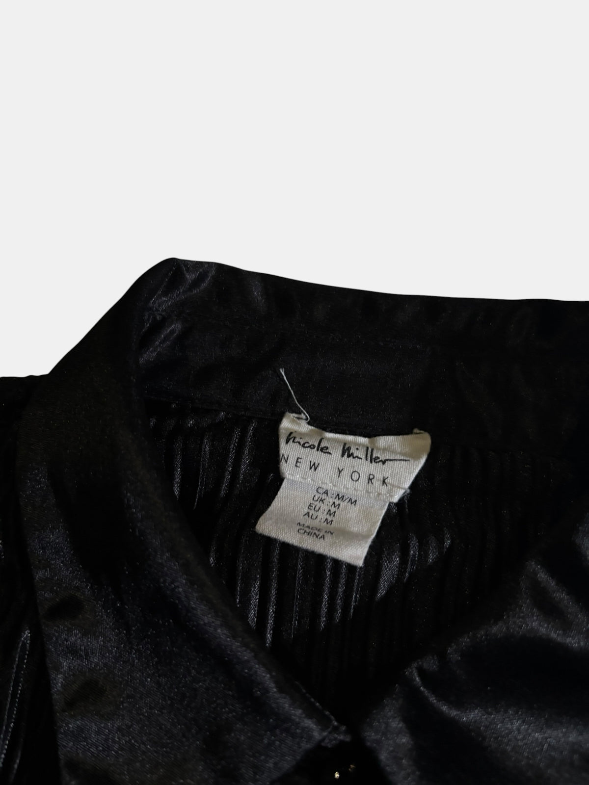 Crinkle-Pleated Shirt