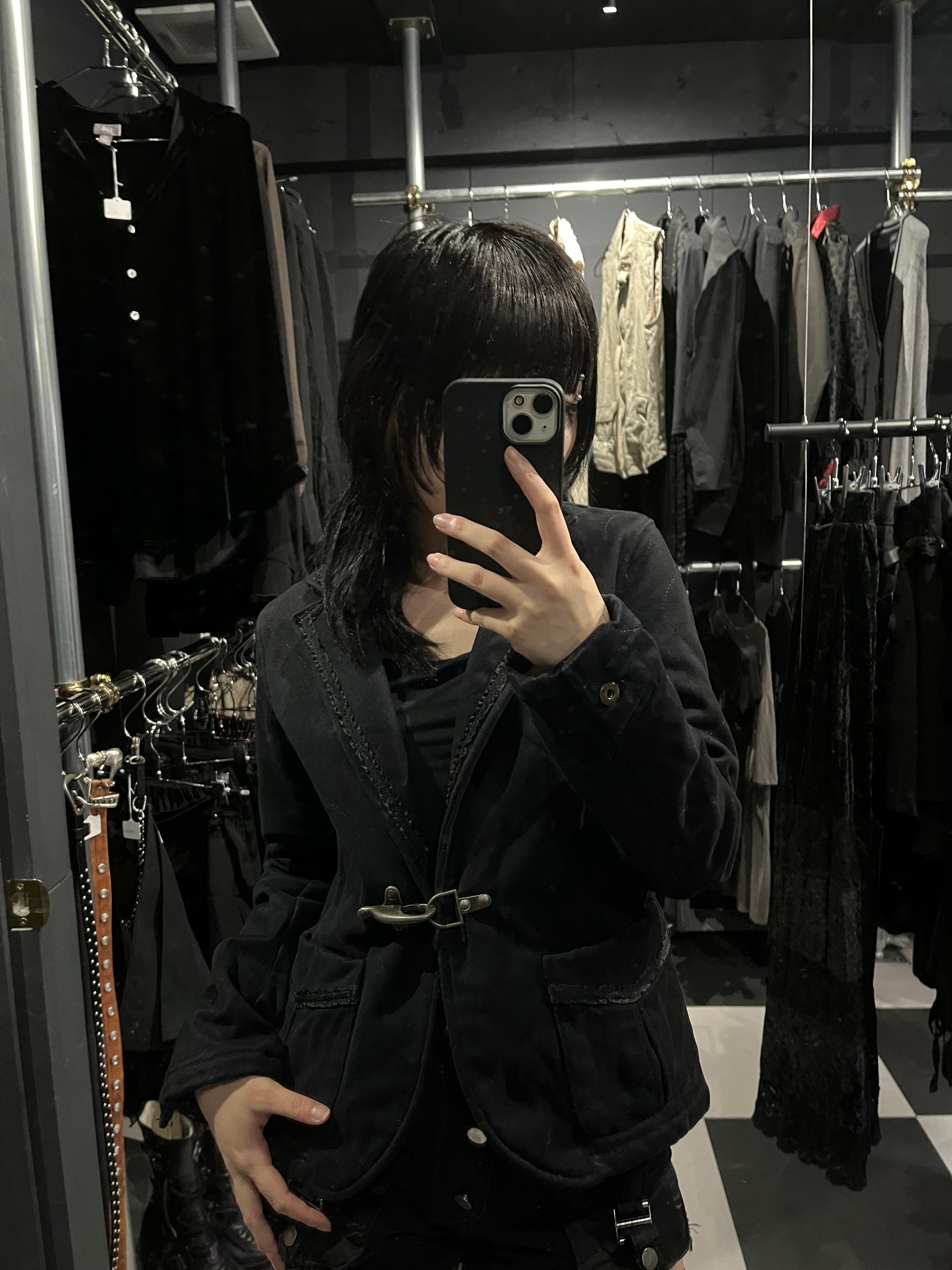 H.Jelly Lace-Trim Jacket