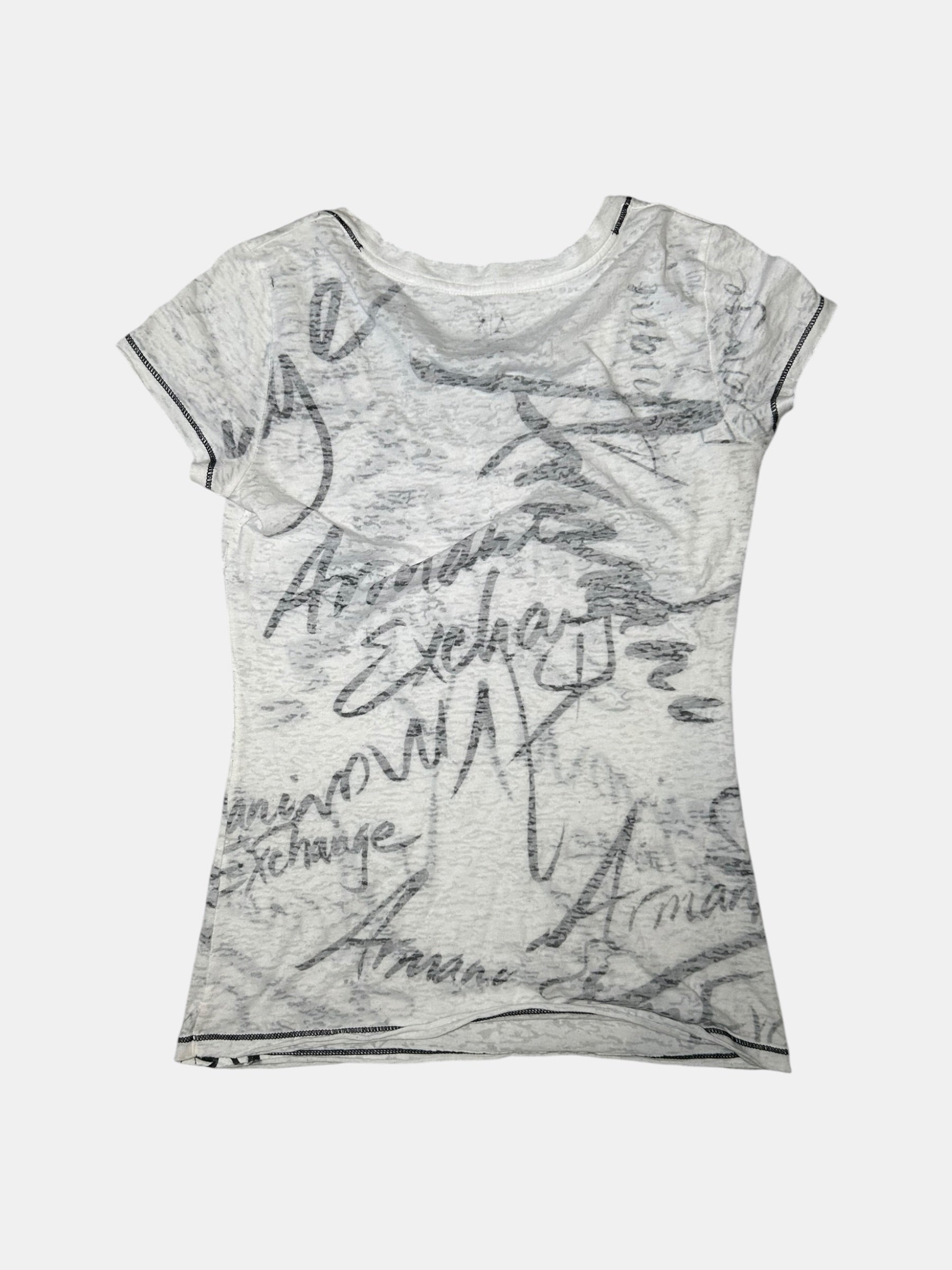 Allover Script T-Shirt