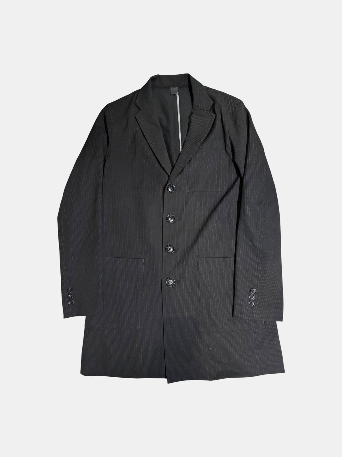 Pinstripe Long Jacket