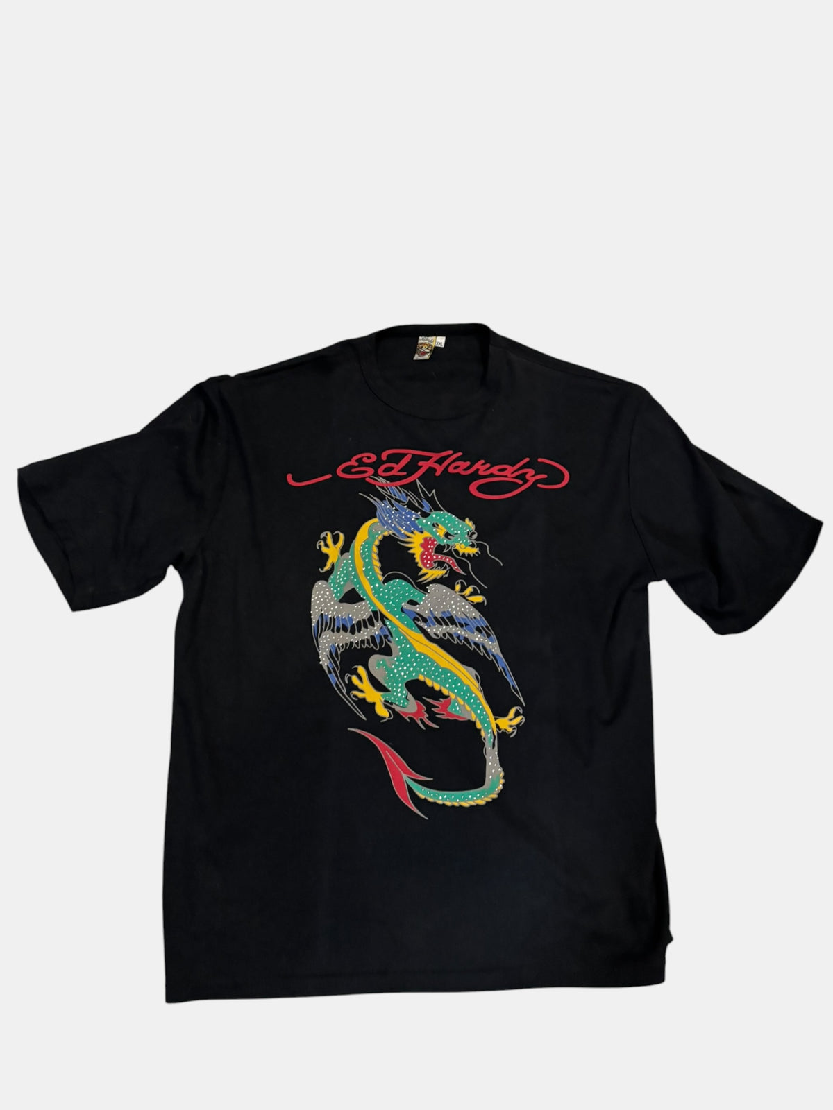 Ed Hardy Rhinestone Dragon Tee