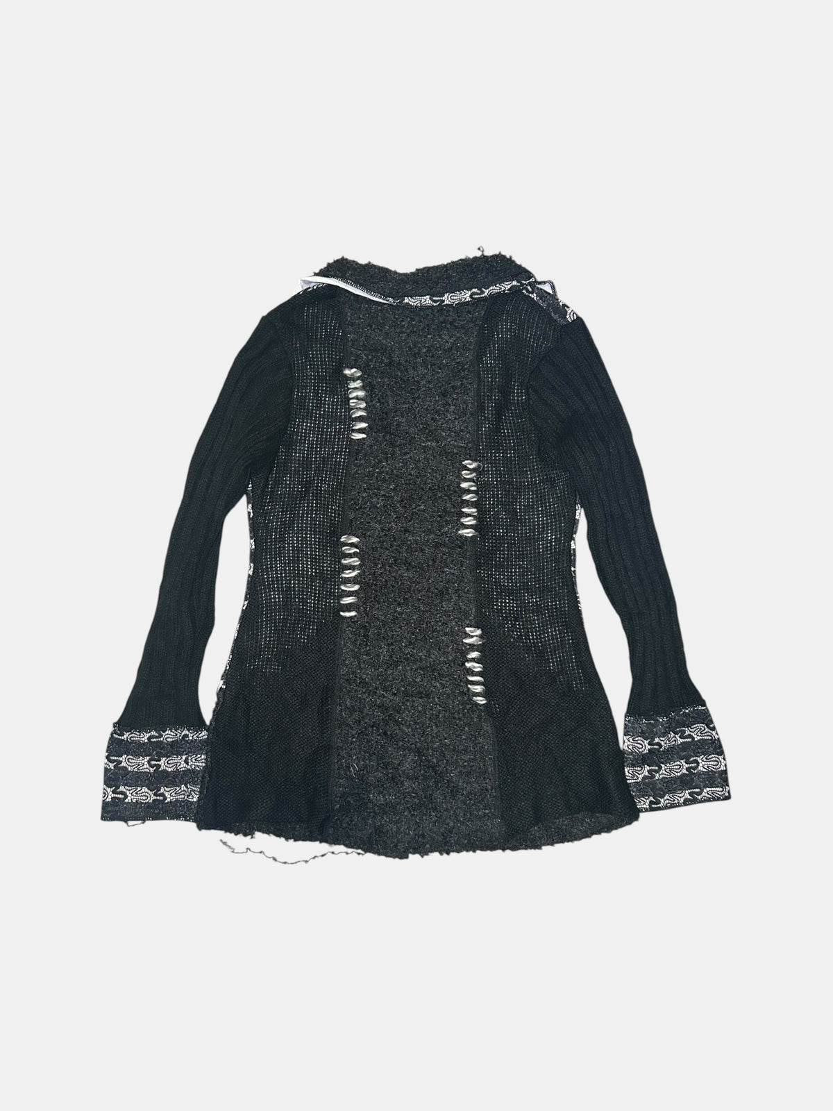 Patchwork Knit Jacket