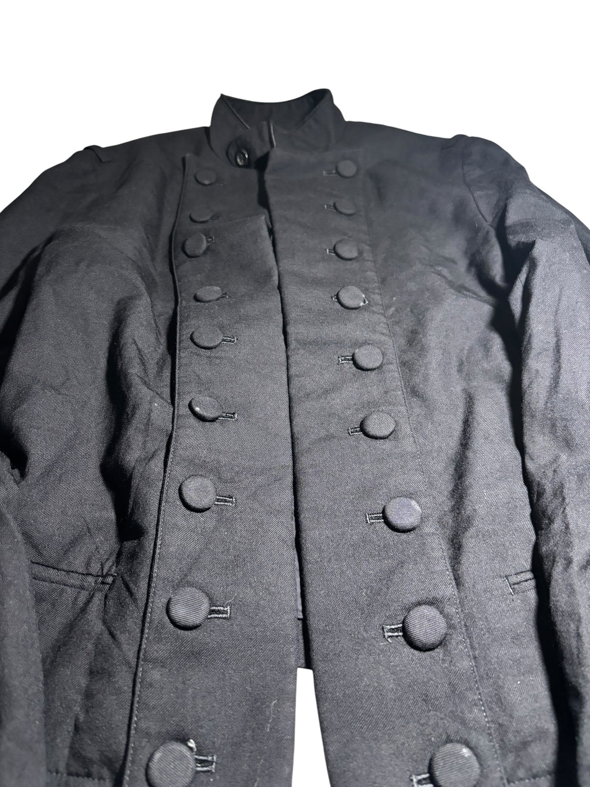 Stand-Collar Military Jacket