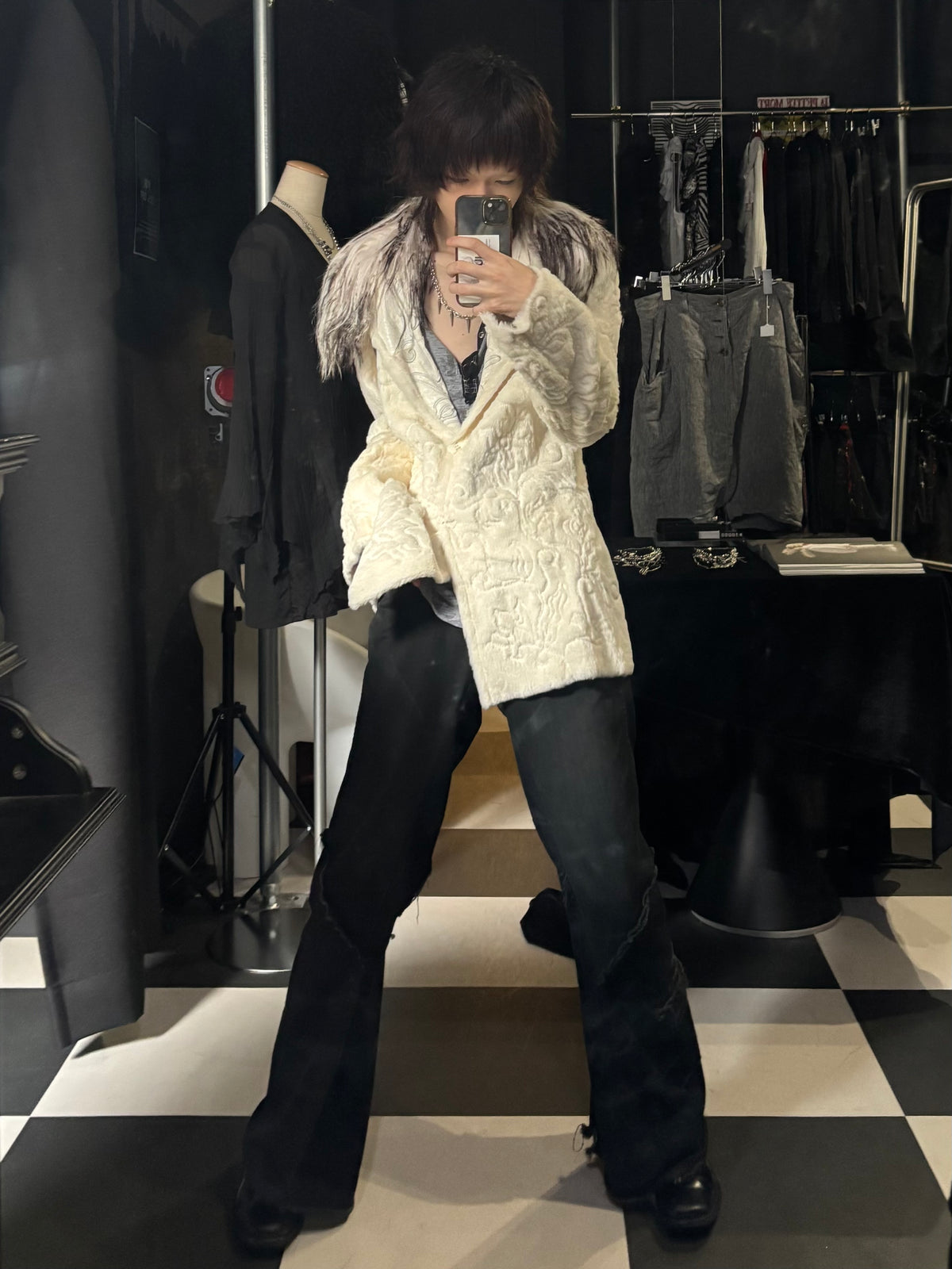 Fur-Collar Jacket