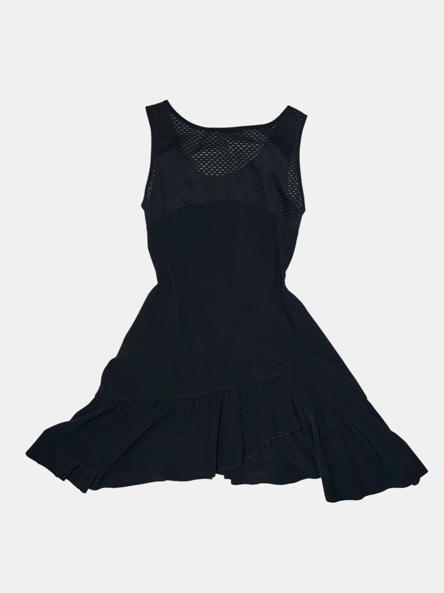 Lace-Up Mini Dress